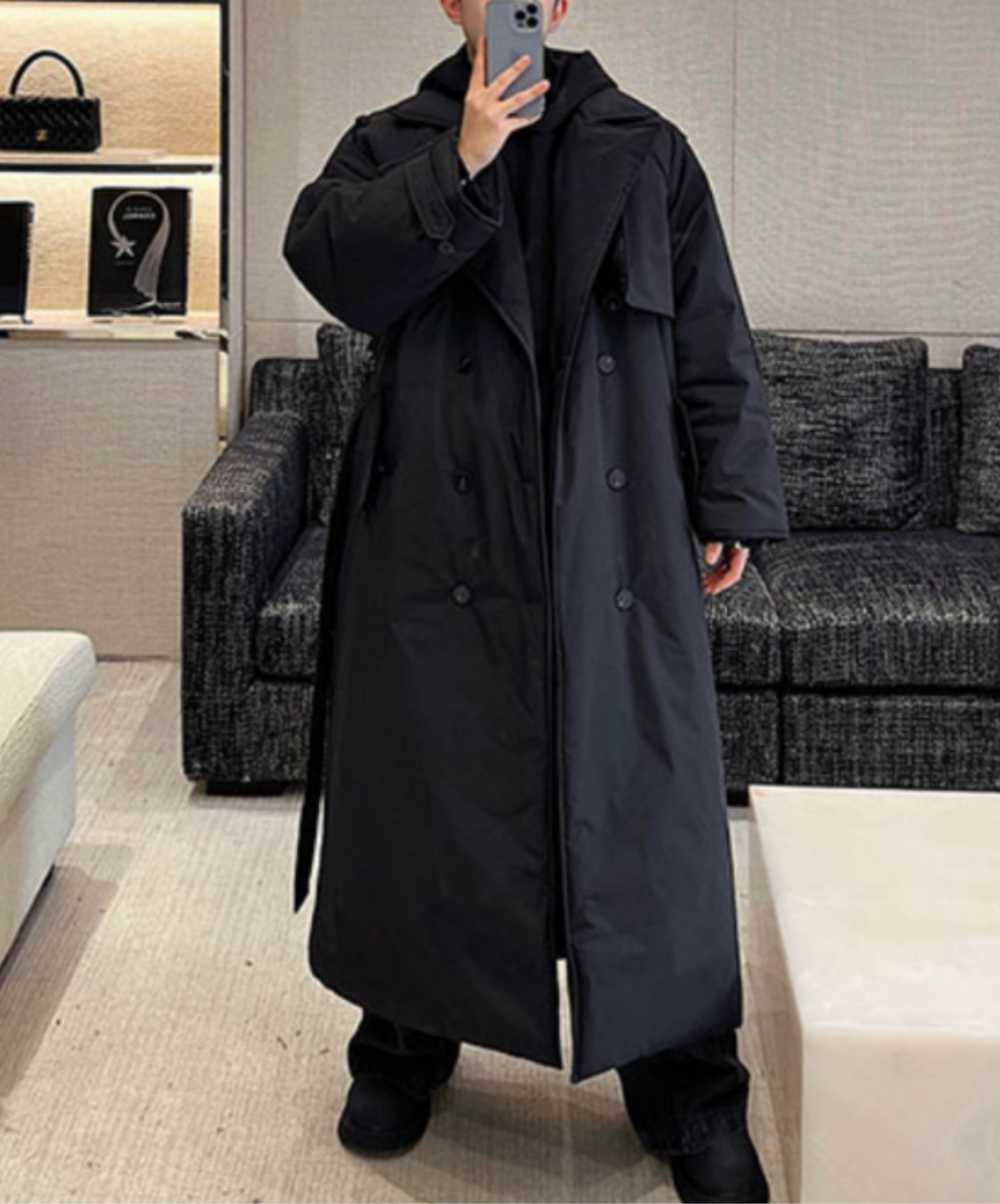 versized double-breasted coat EN2549