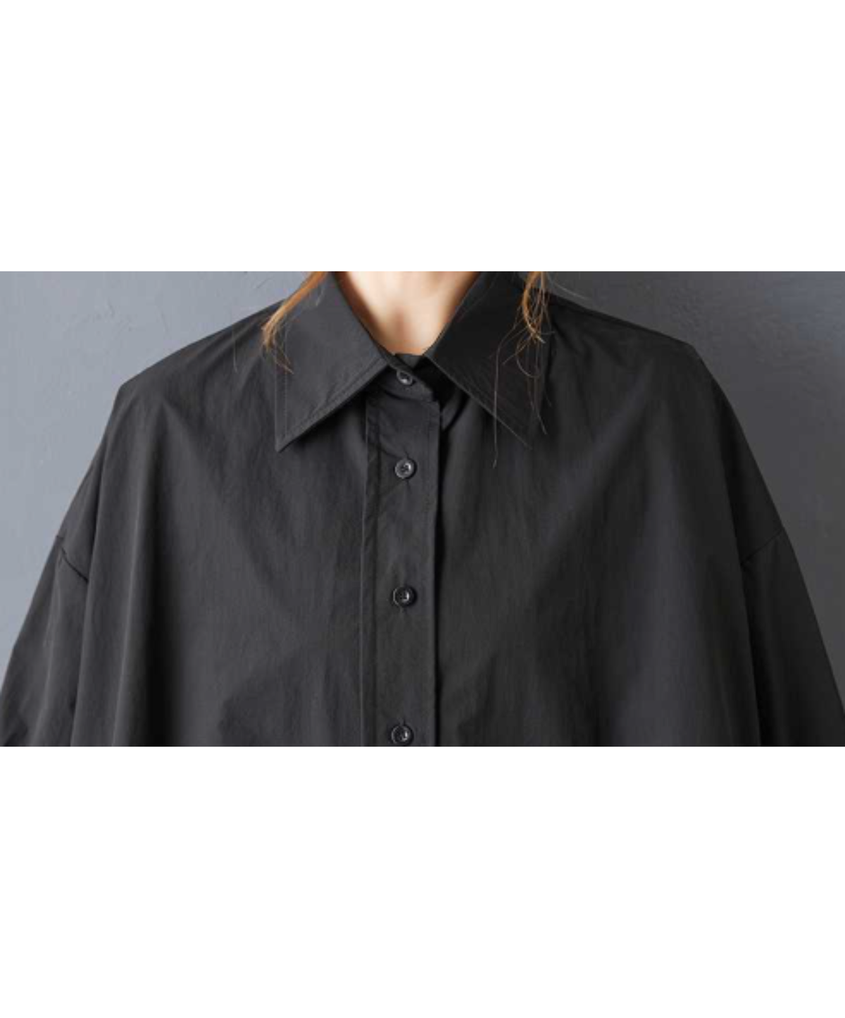 asymmetrical scalloped lace shirt EN3233