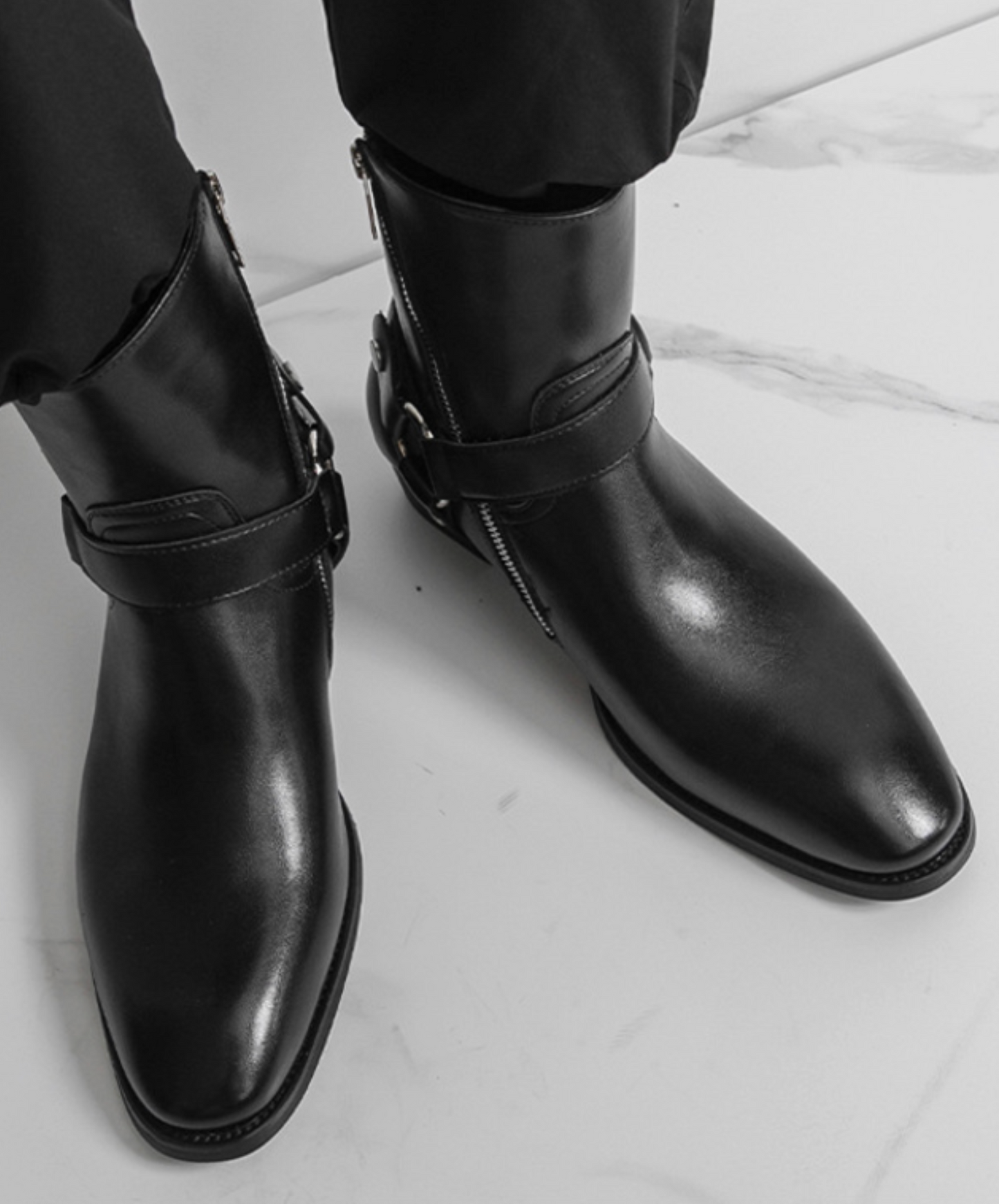british pointed toe boots EN2527