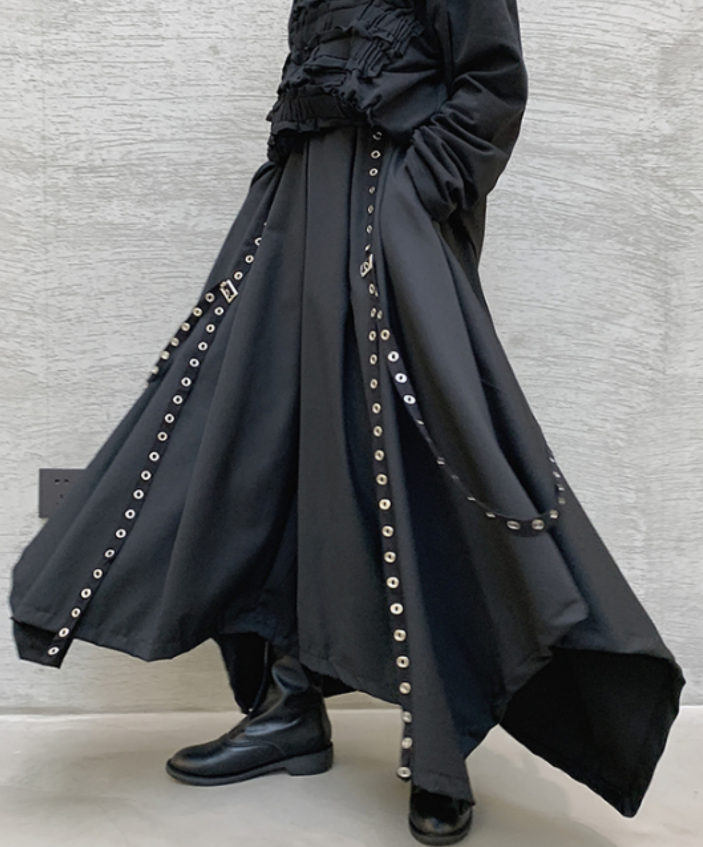 【style89】dark mode outfit set EN2699（sweatshirt + pants set）