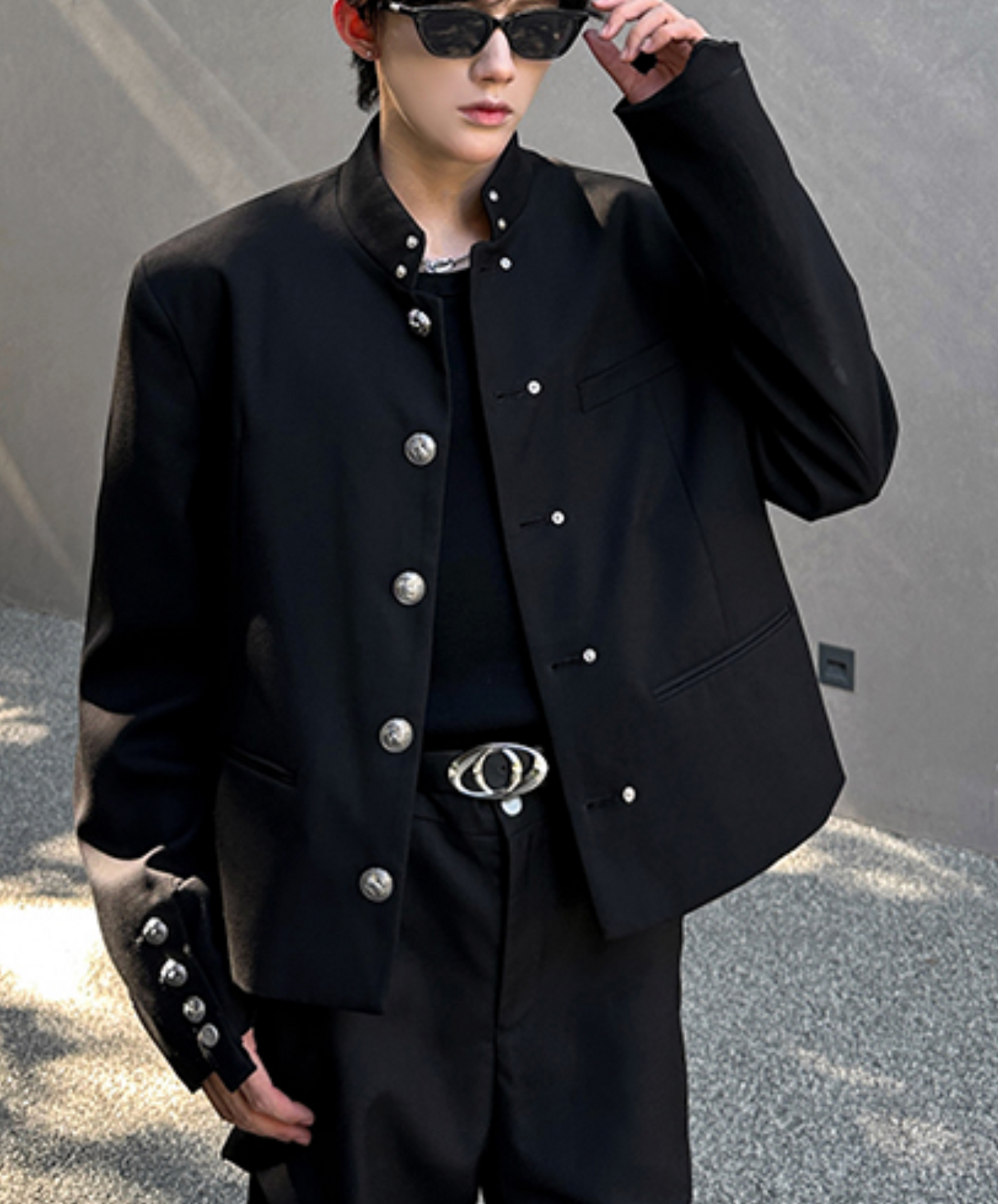 chinese style metal buckle jacket EN2461