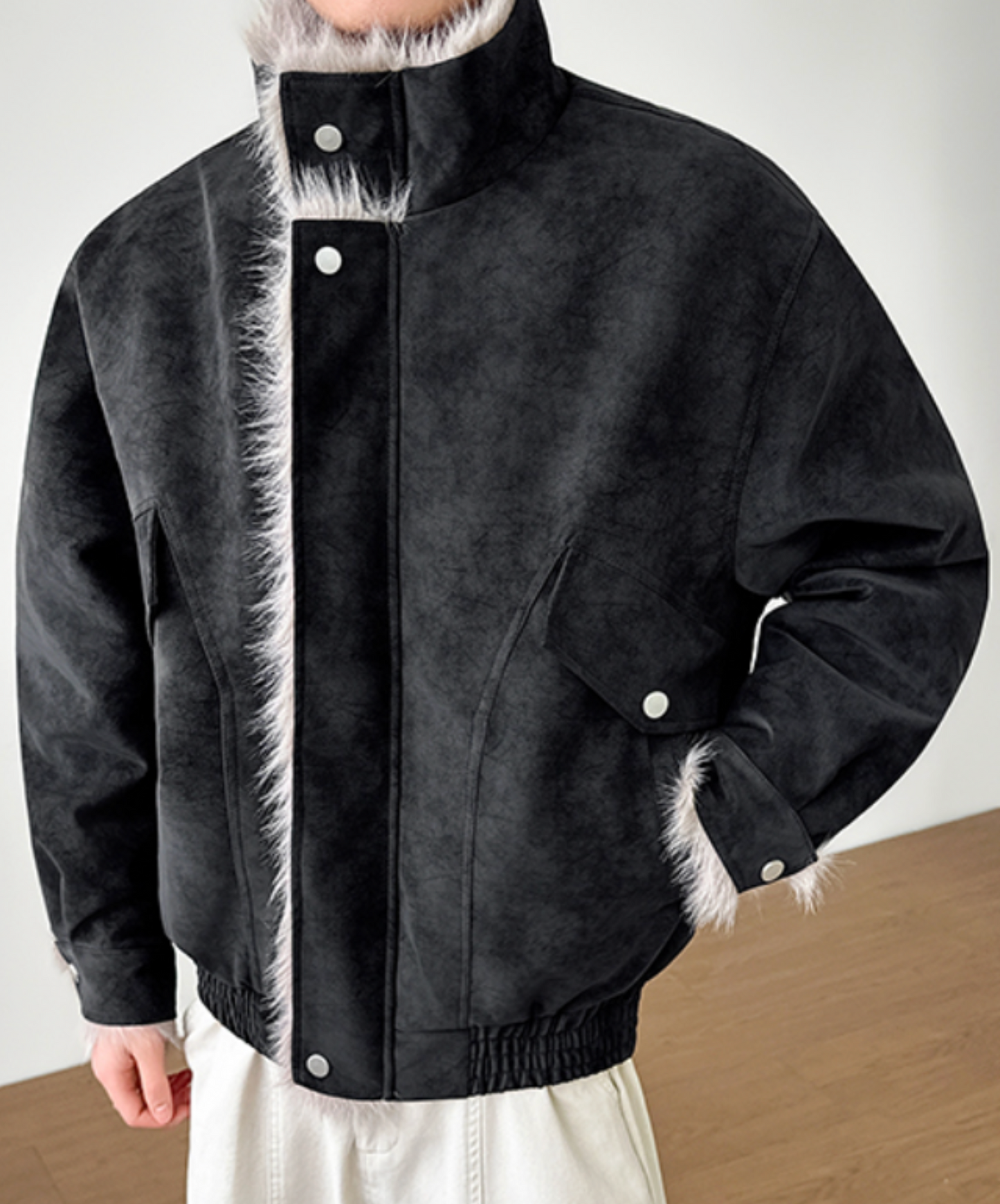 eagle suede fleece lining jacket EN2593