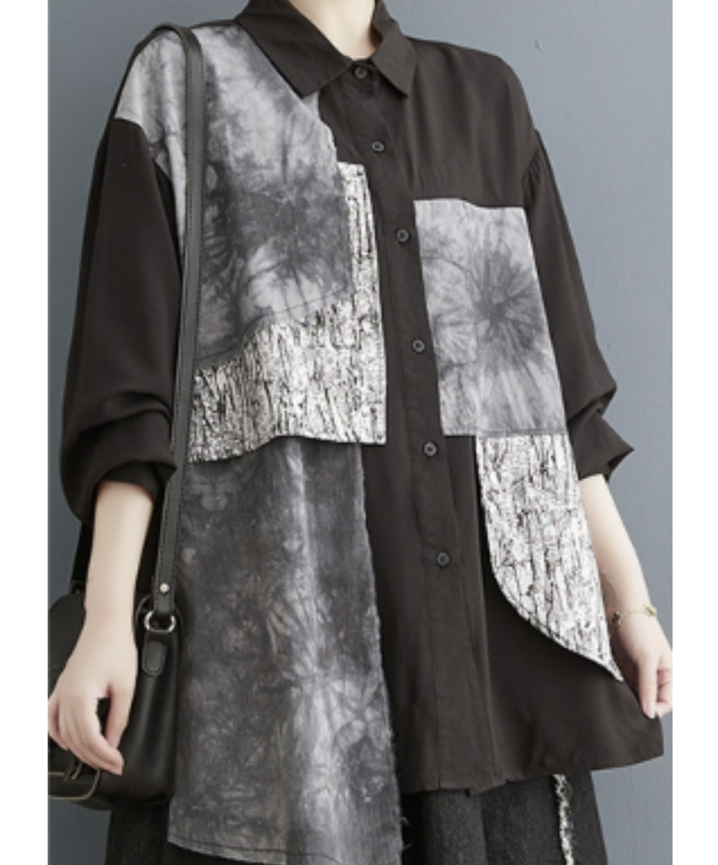 【style95】dark mode outfit set EN2869（jacket + shirt + pants set）