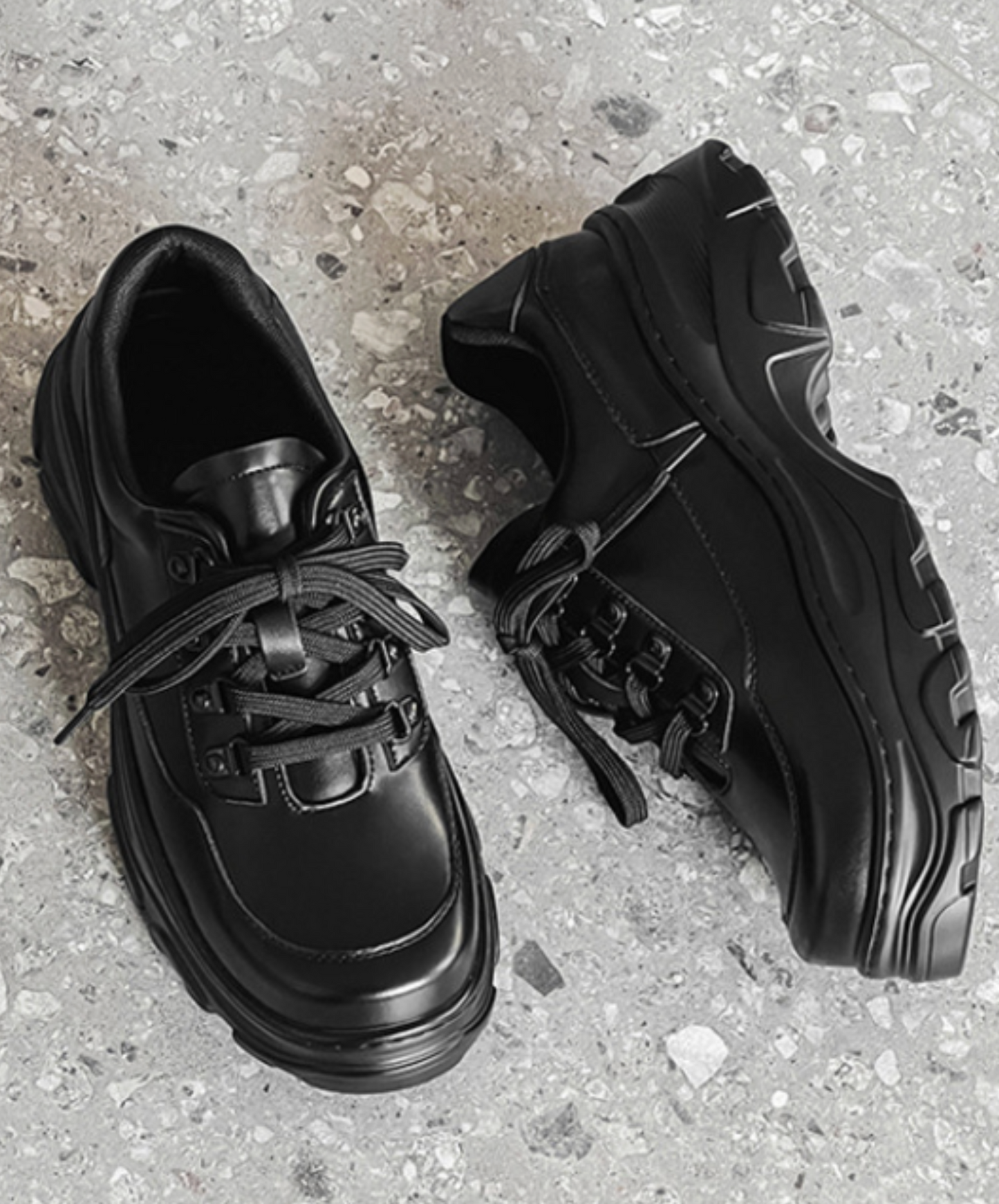 square toe lace-up casual shoes EN2499