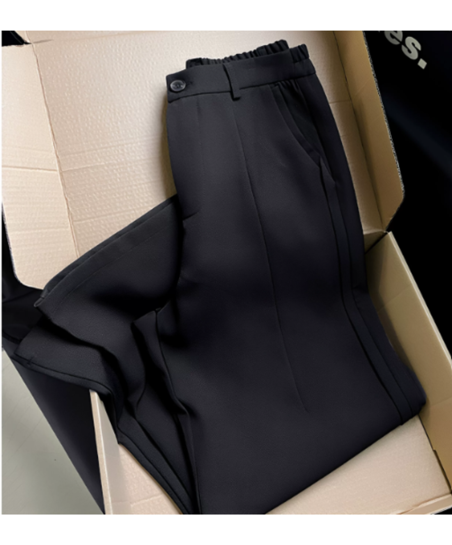 three-dimensional pleats wide pants EN2922
