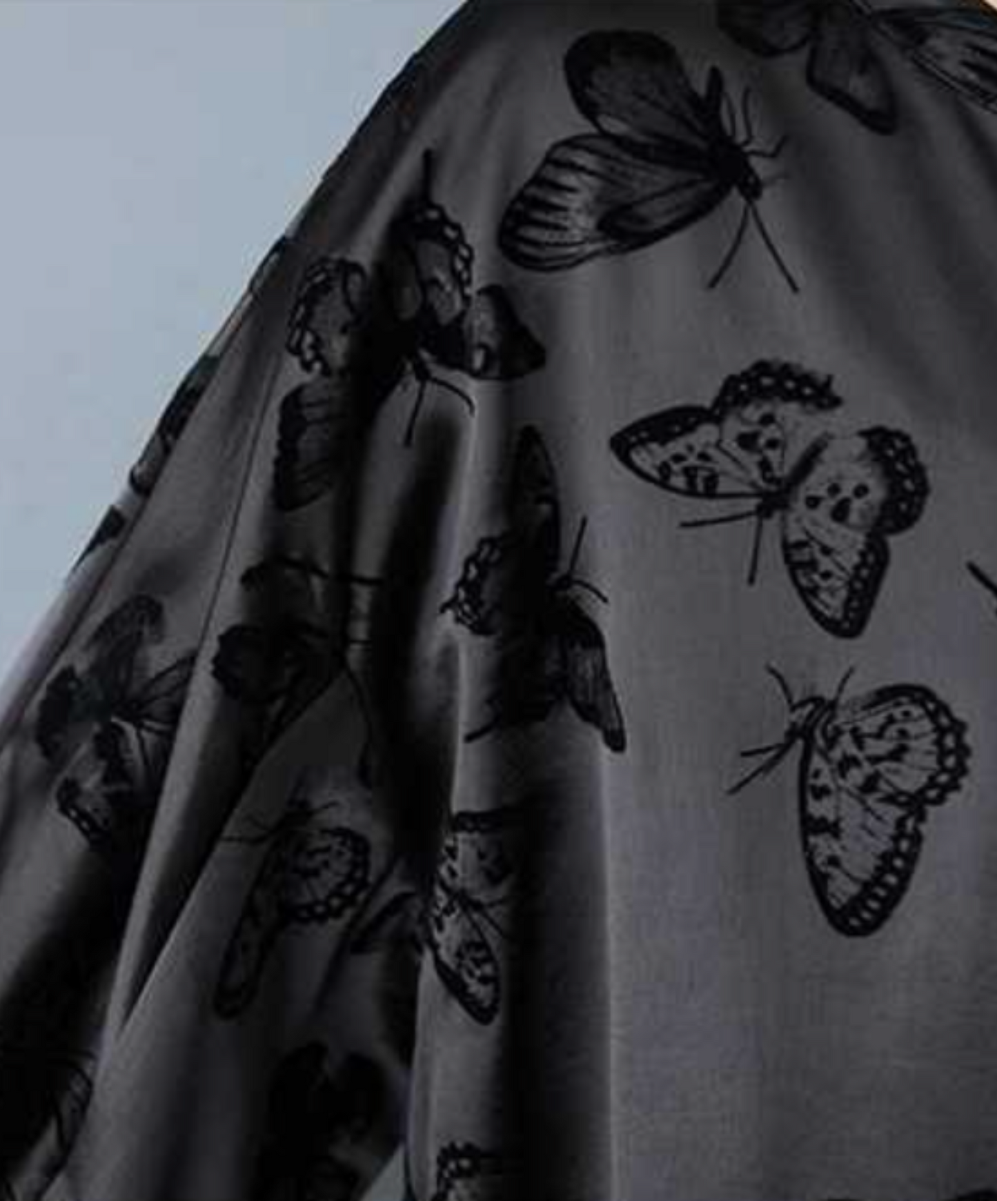 dark butterfly print shirt EN2269