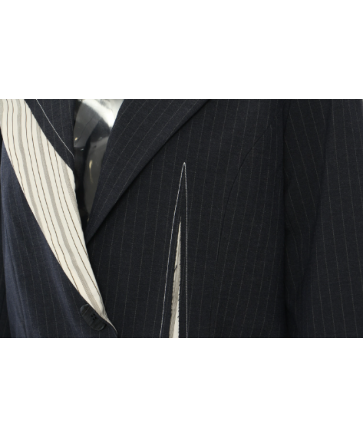 Irregular cut with contrasting colors jacket EN3101
