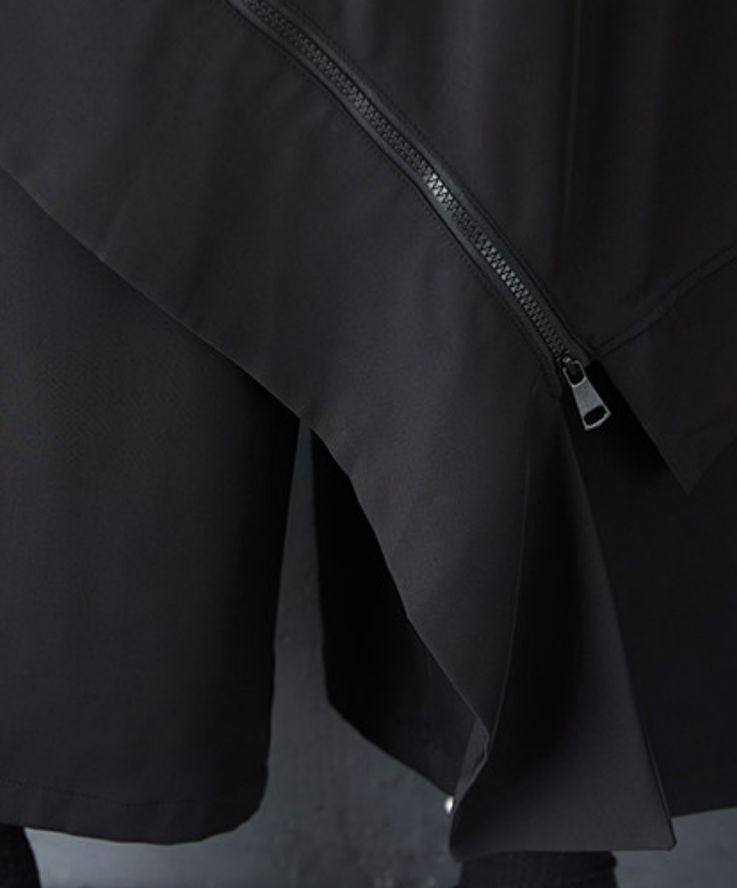 dark Irregular patchwork hem pants EN2701