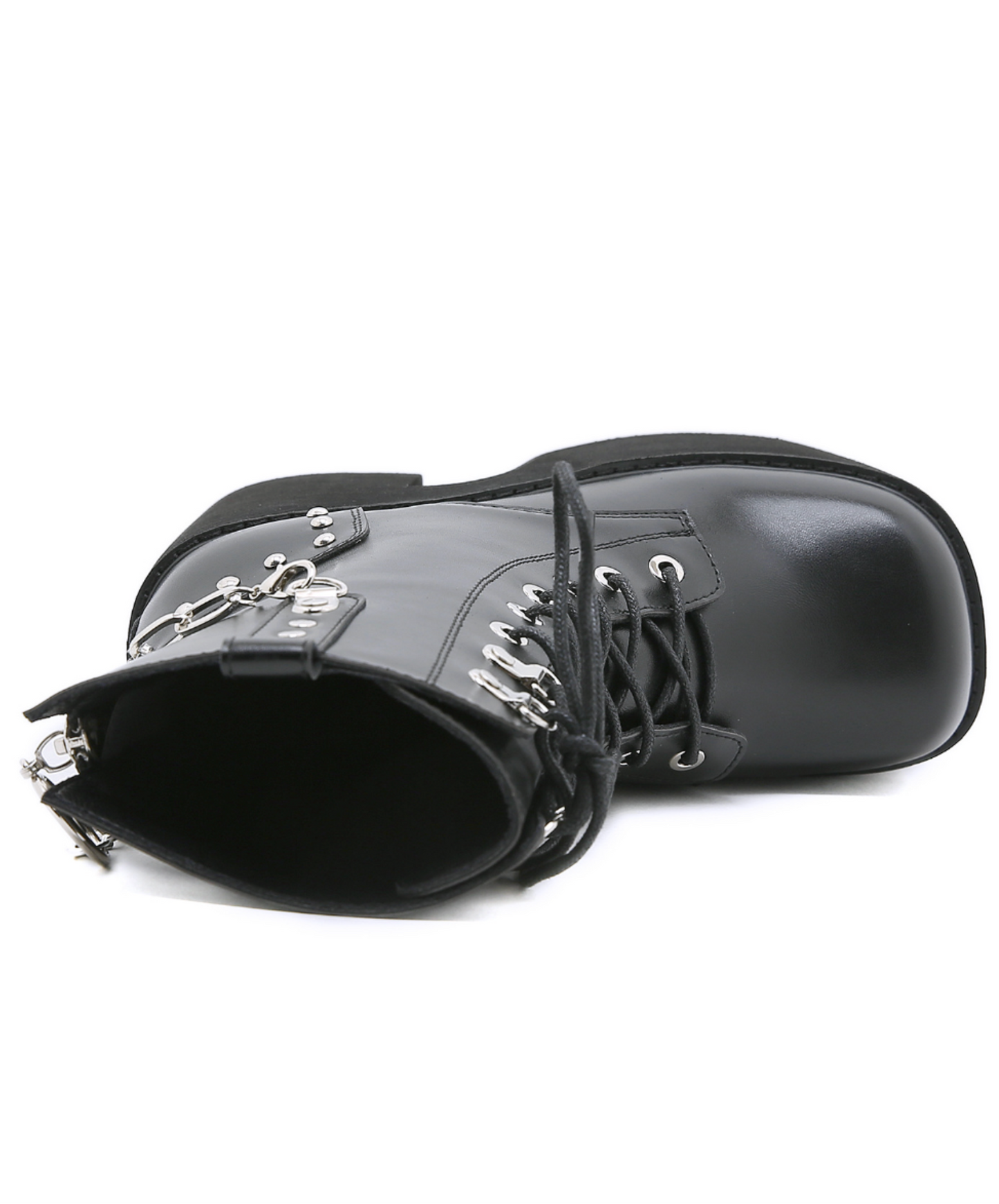 ultra high heel lace-up boots EN2580