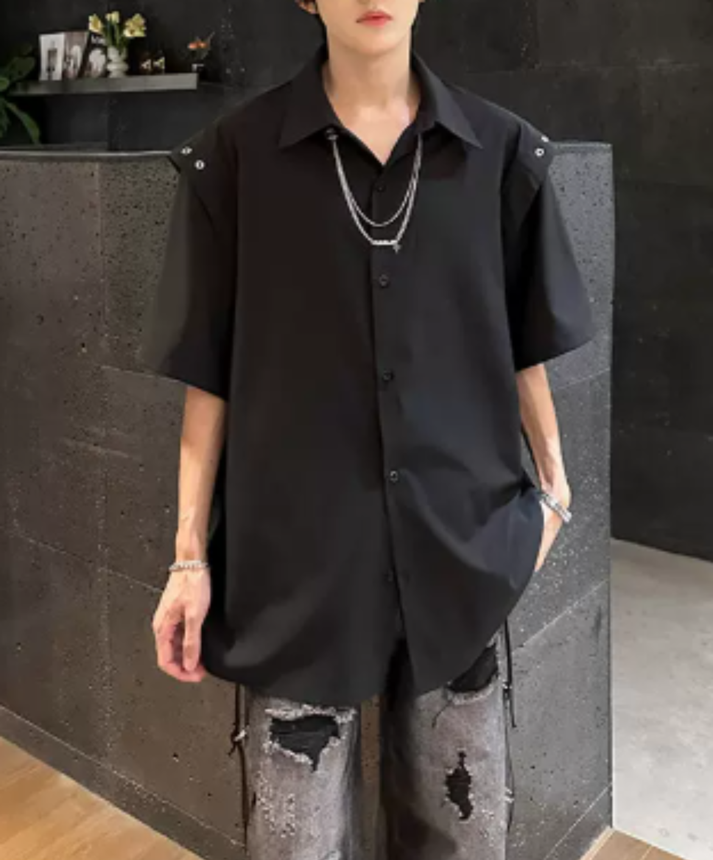 necklace decoration edge shoulder shirt EN2979