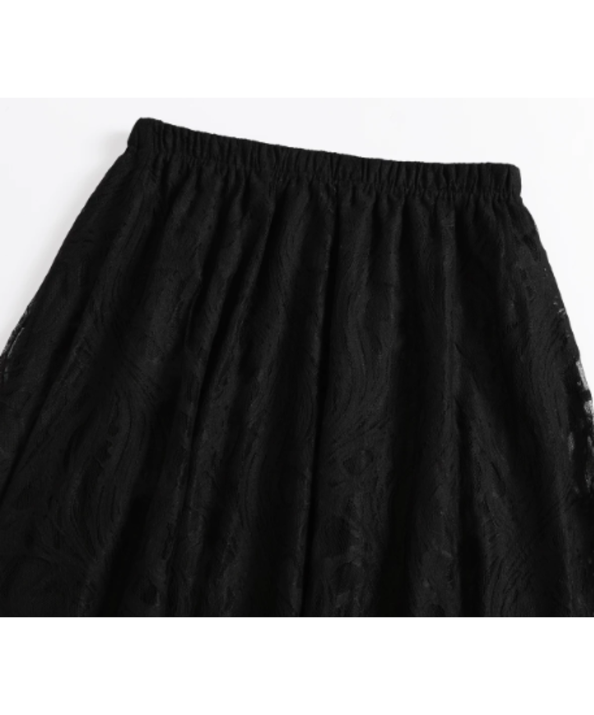 openwork pattern with fringe detailing skirt EN3219
