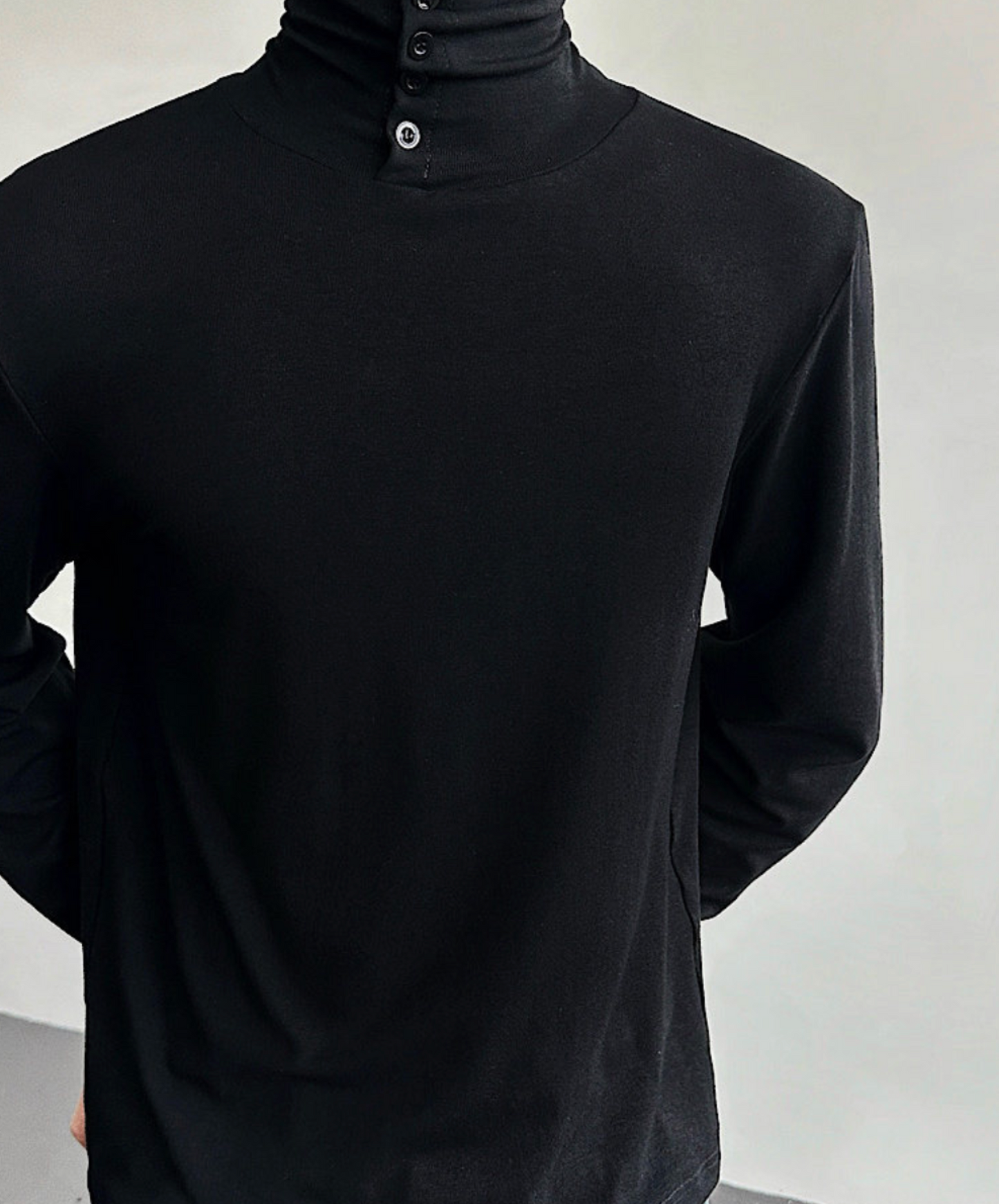 clean fit high neck t-shirt EN2592