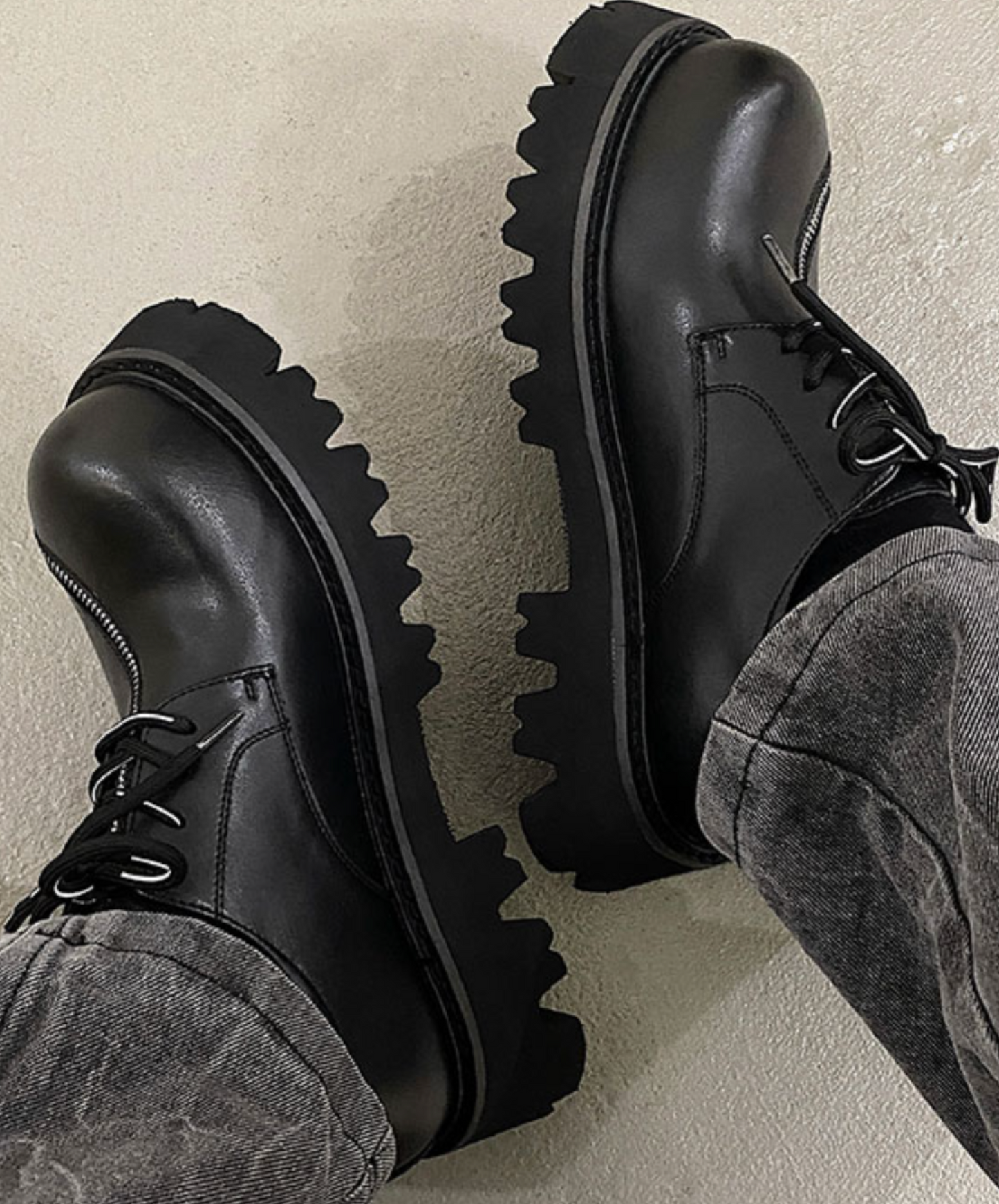 diagonal zipper design shoes EN2080