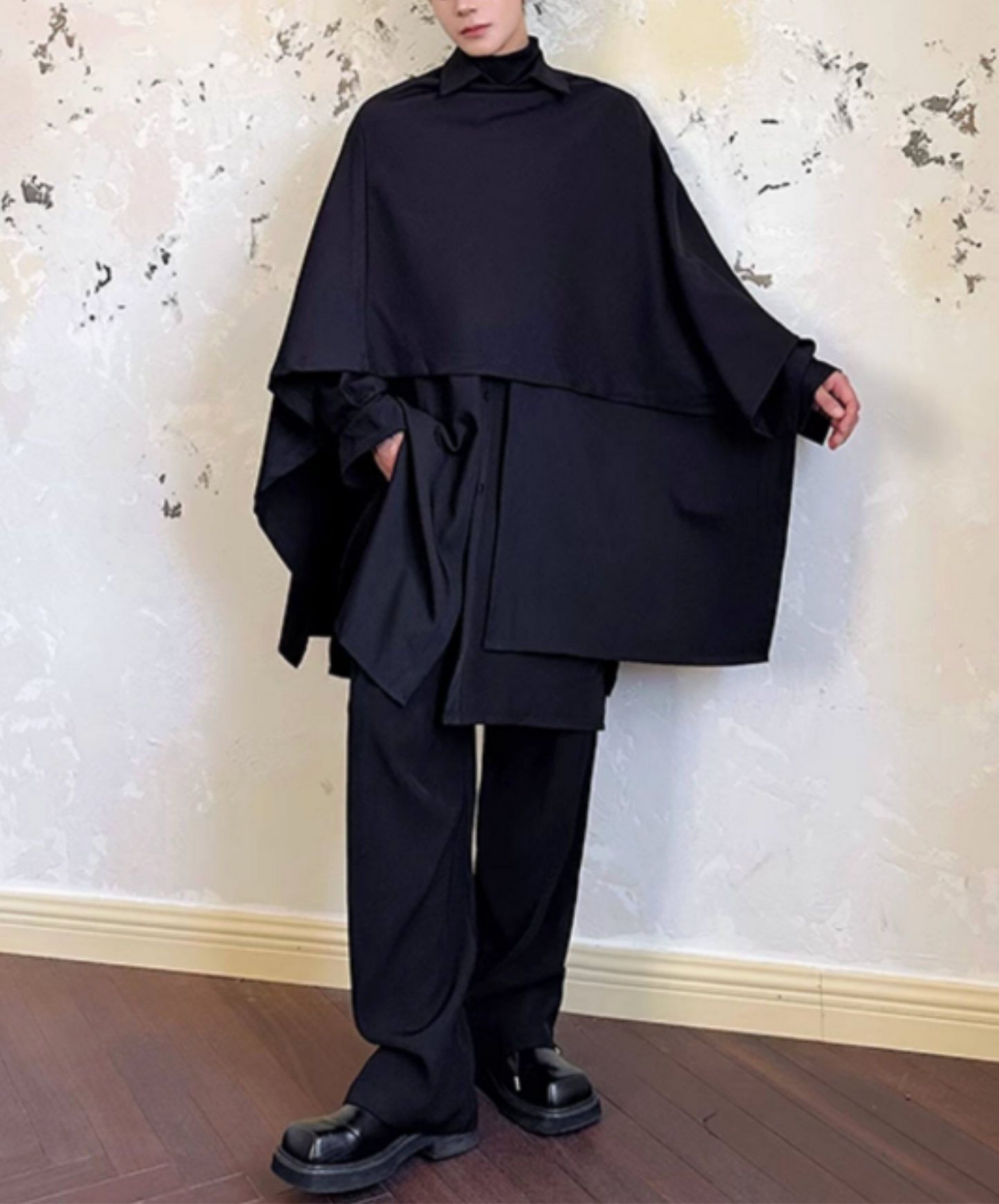 2-way cape shirt EN2751