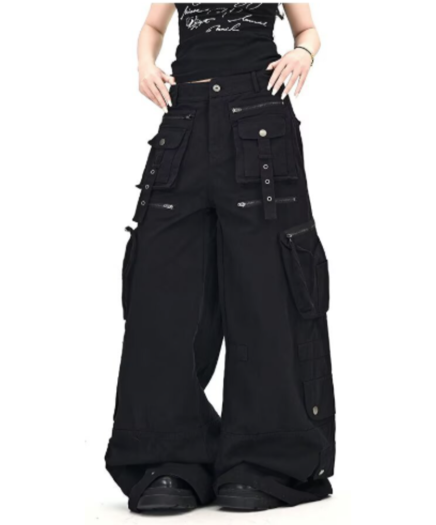 【style103】dark mode outfit set EN3027（hoodie + pants set）