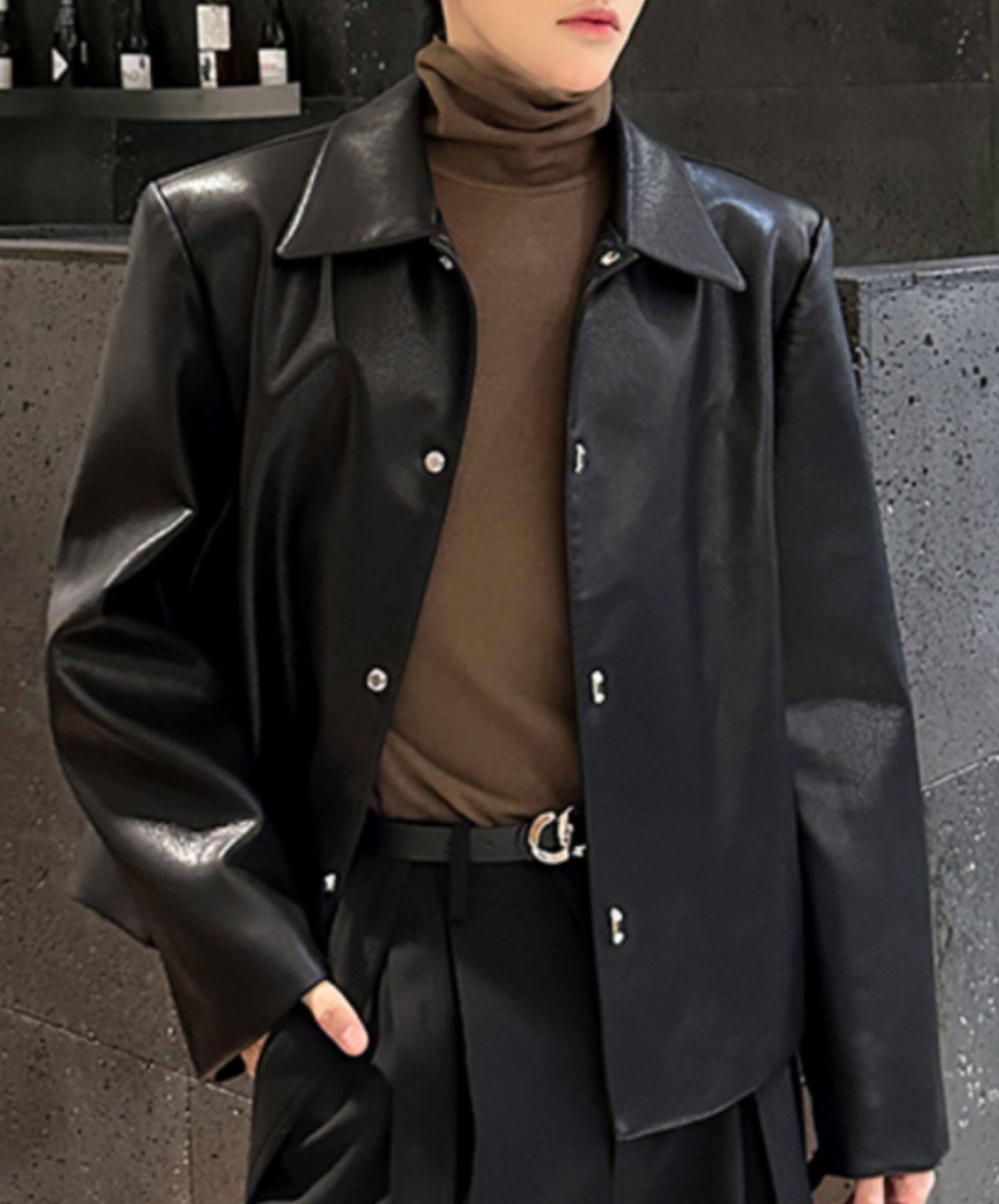 fake leather jacket EN2619