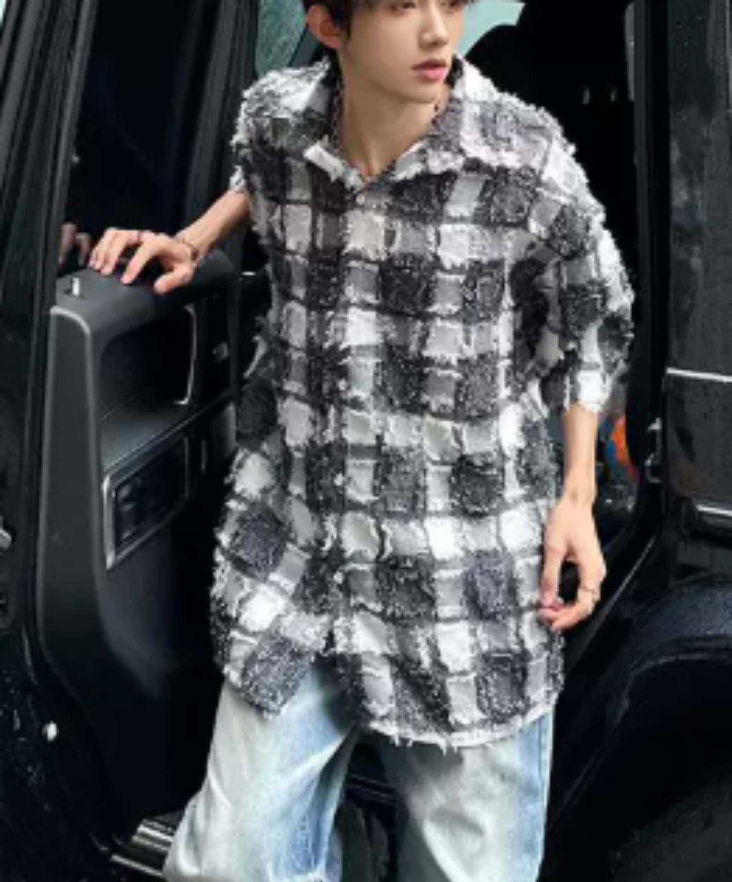 tusel check shirt EN2952