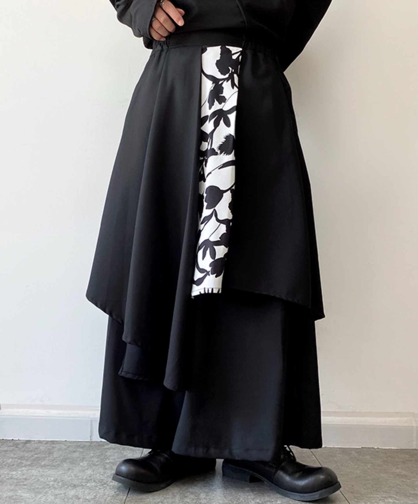 【style60】dark mode outfit set EN1863（jacket + shirt + pants set）