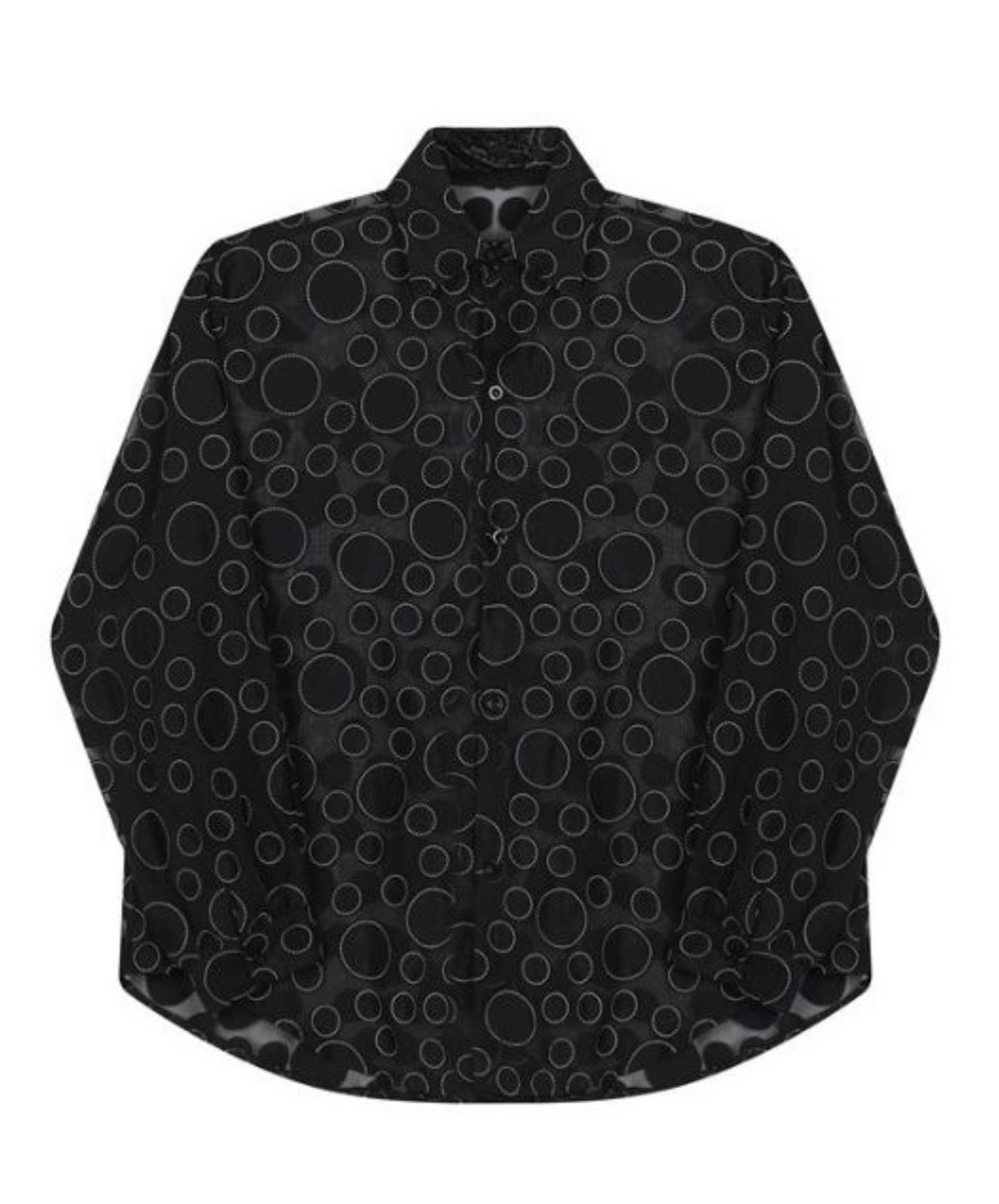 dark circle sheer shirt EN1080