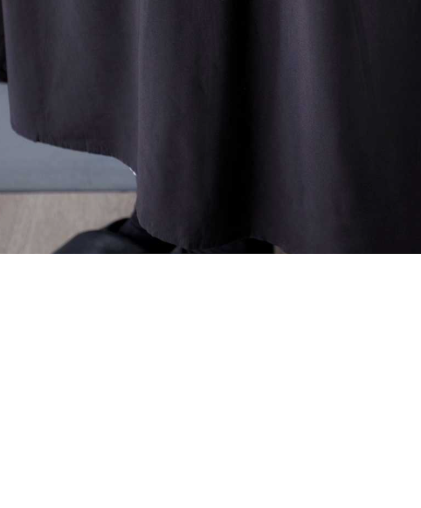 dark fake two-piece asymmetrical design long shirt EN3060