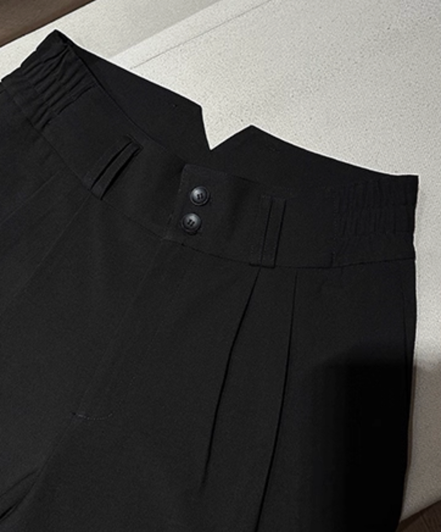 casual pleated wide pants EN2436