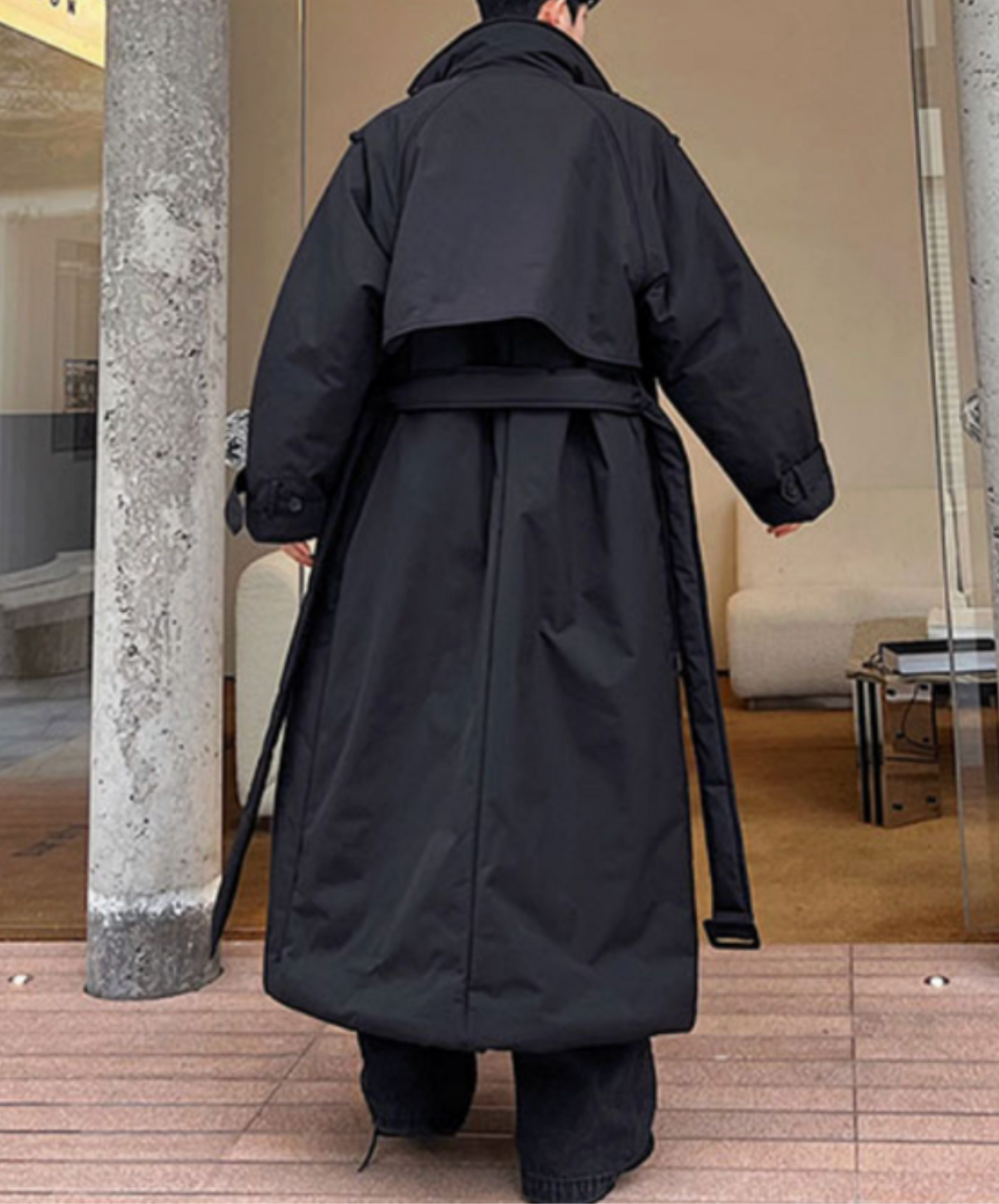 versized double-breasted coat EN2549