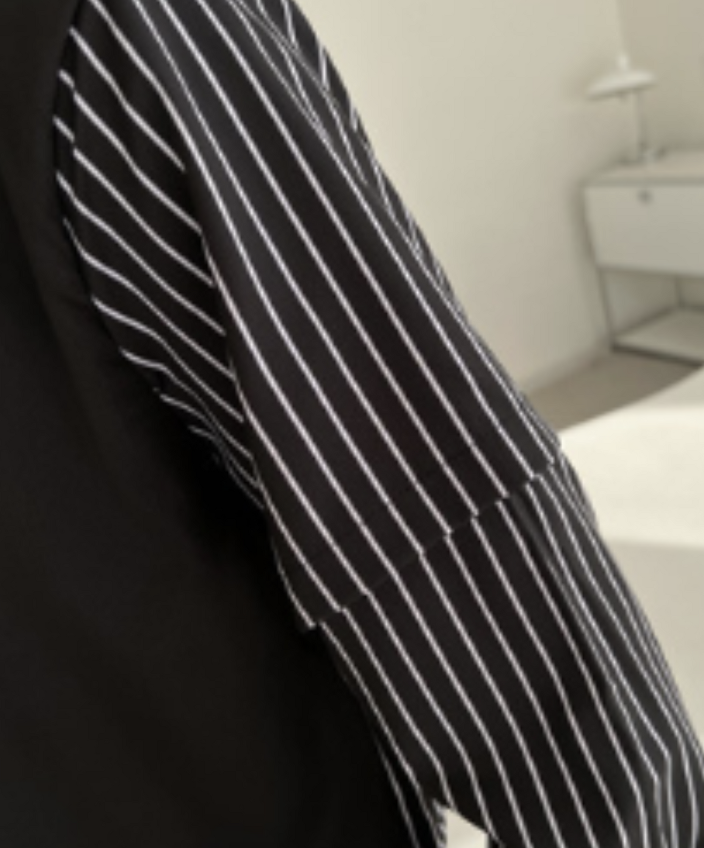 fake double layer stripe shirt EN1115