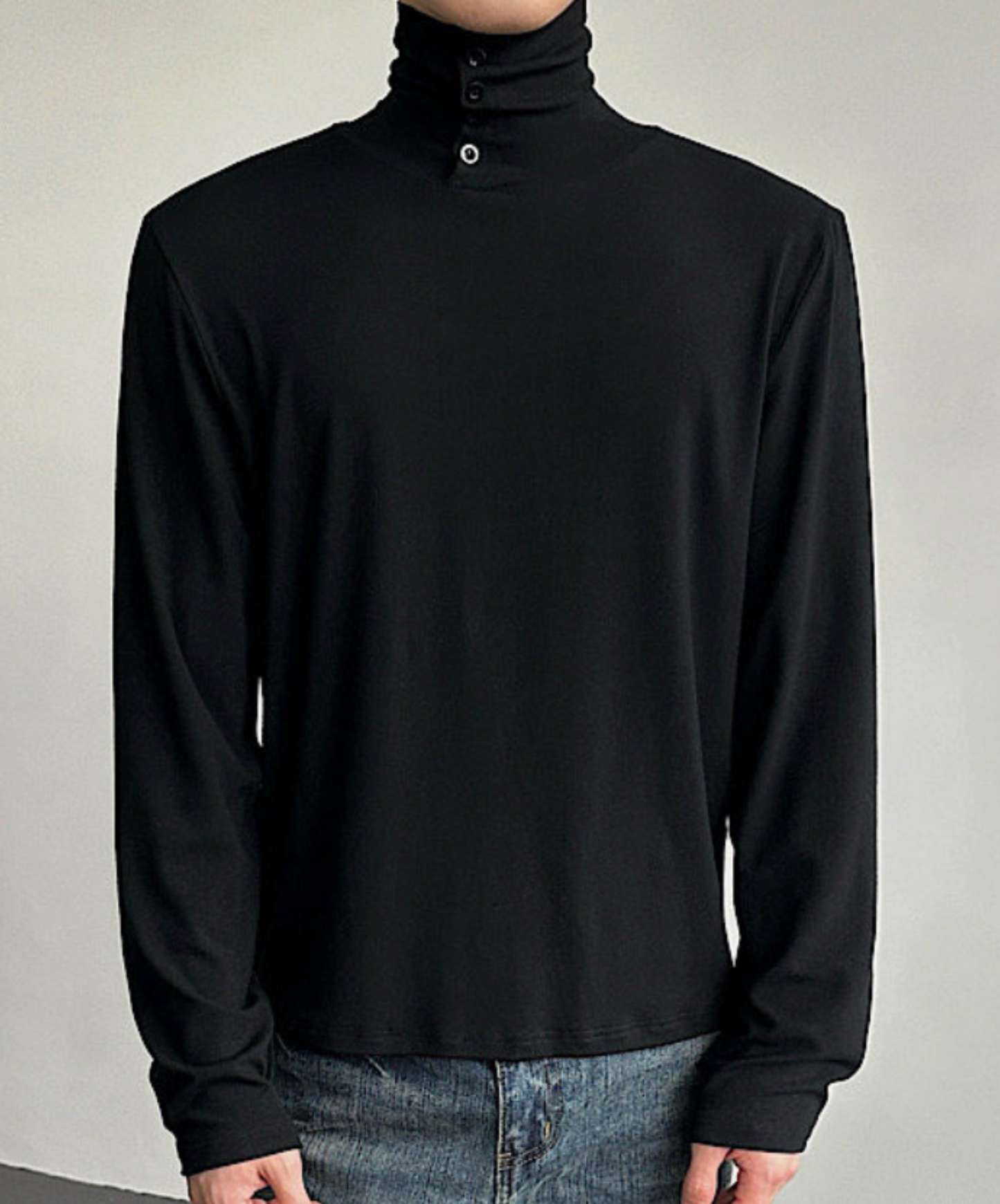 clean fit high neck t-shirt EN2592