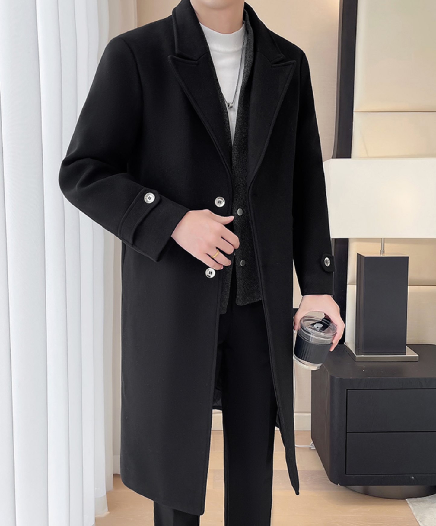 thick fake two-piece coat EN2540