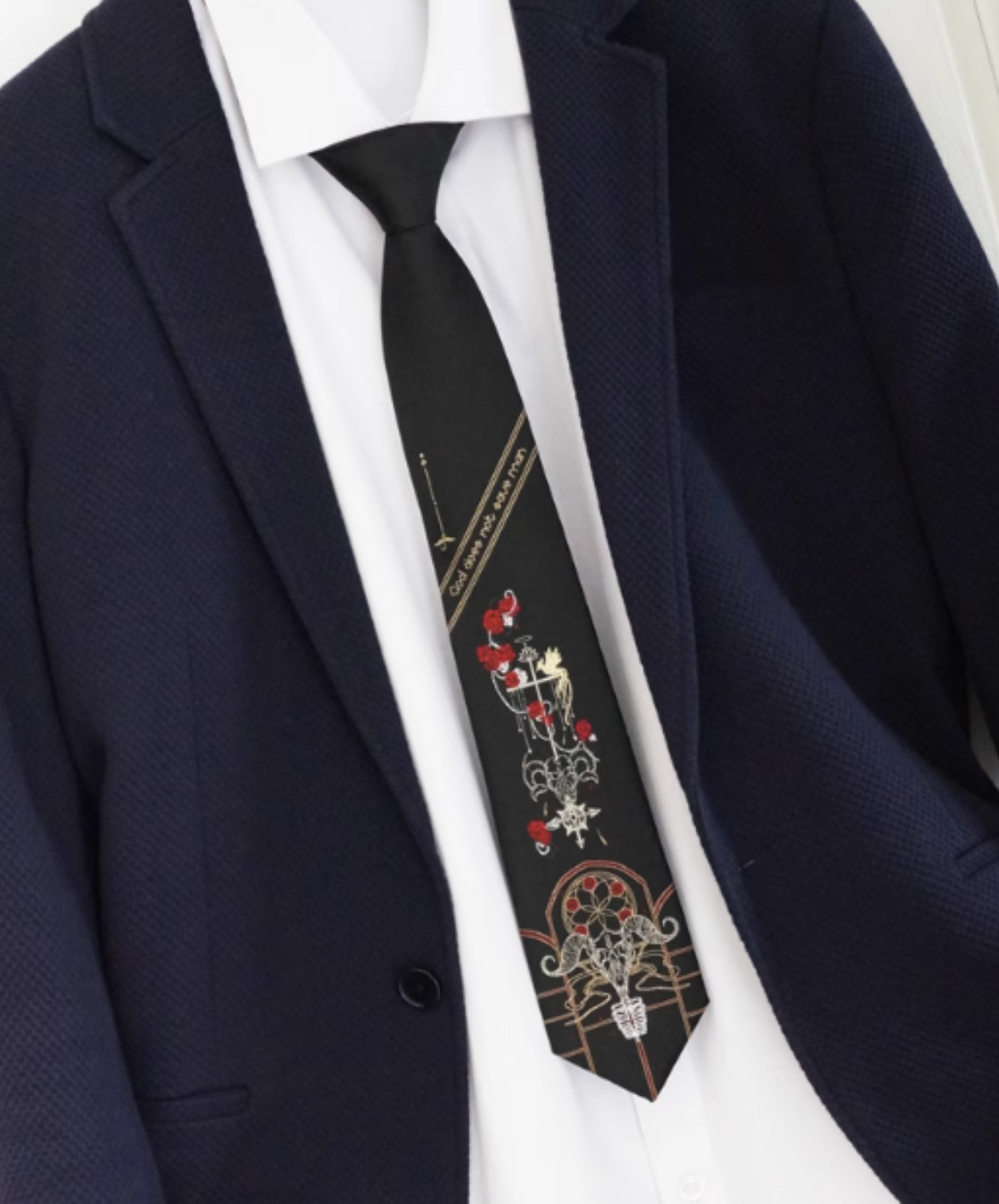 imprisoned cult design necktie EN1236