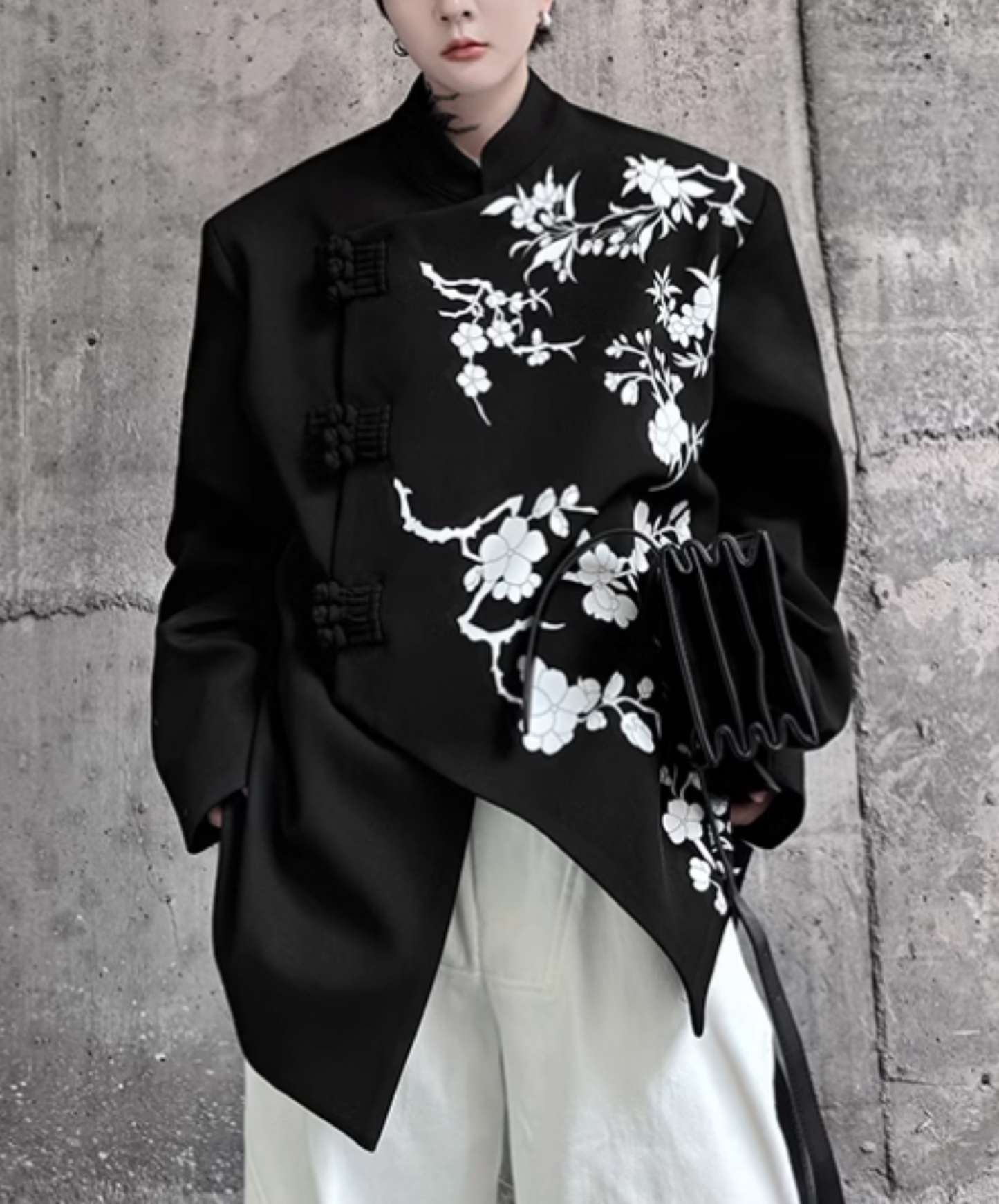 chinese style flower buckle jacket EN1910