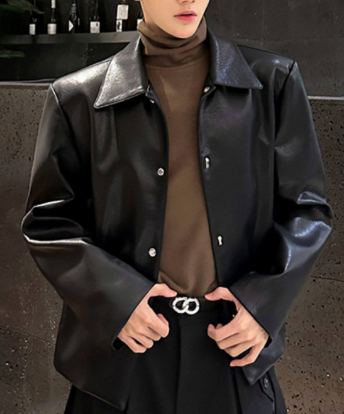 fake leather jacket EN2619