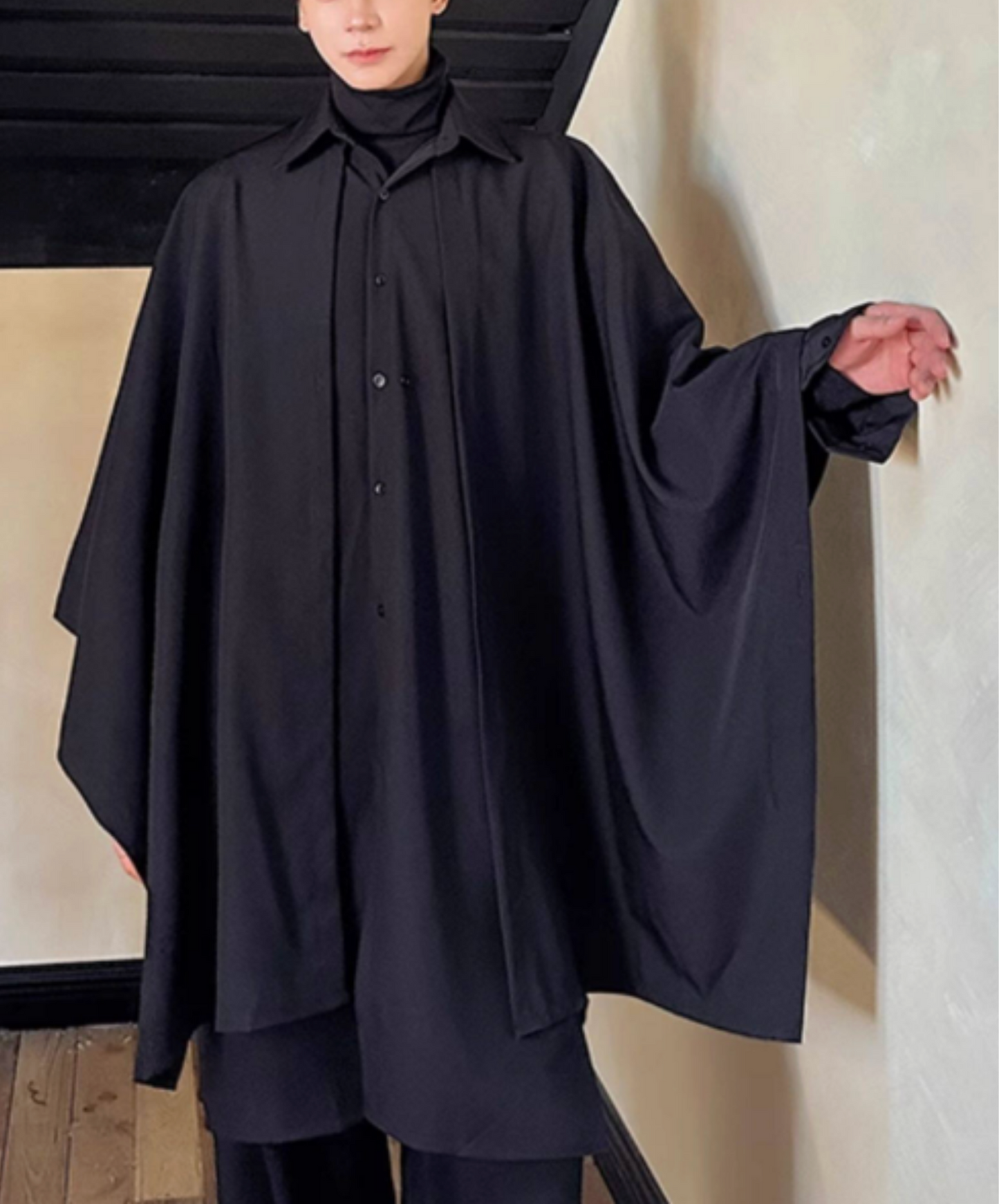 2-way cape shirt EN2751