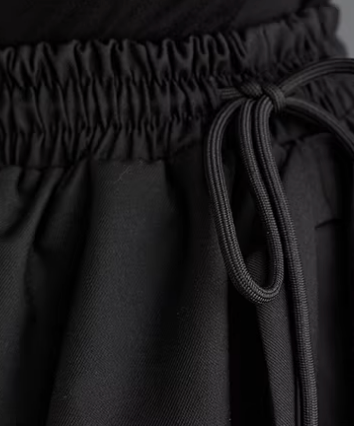 dark pleated drape wide pants EN2833