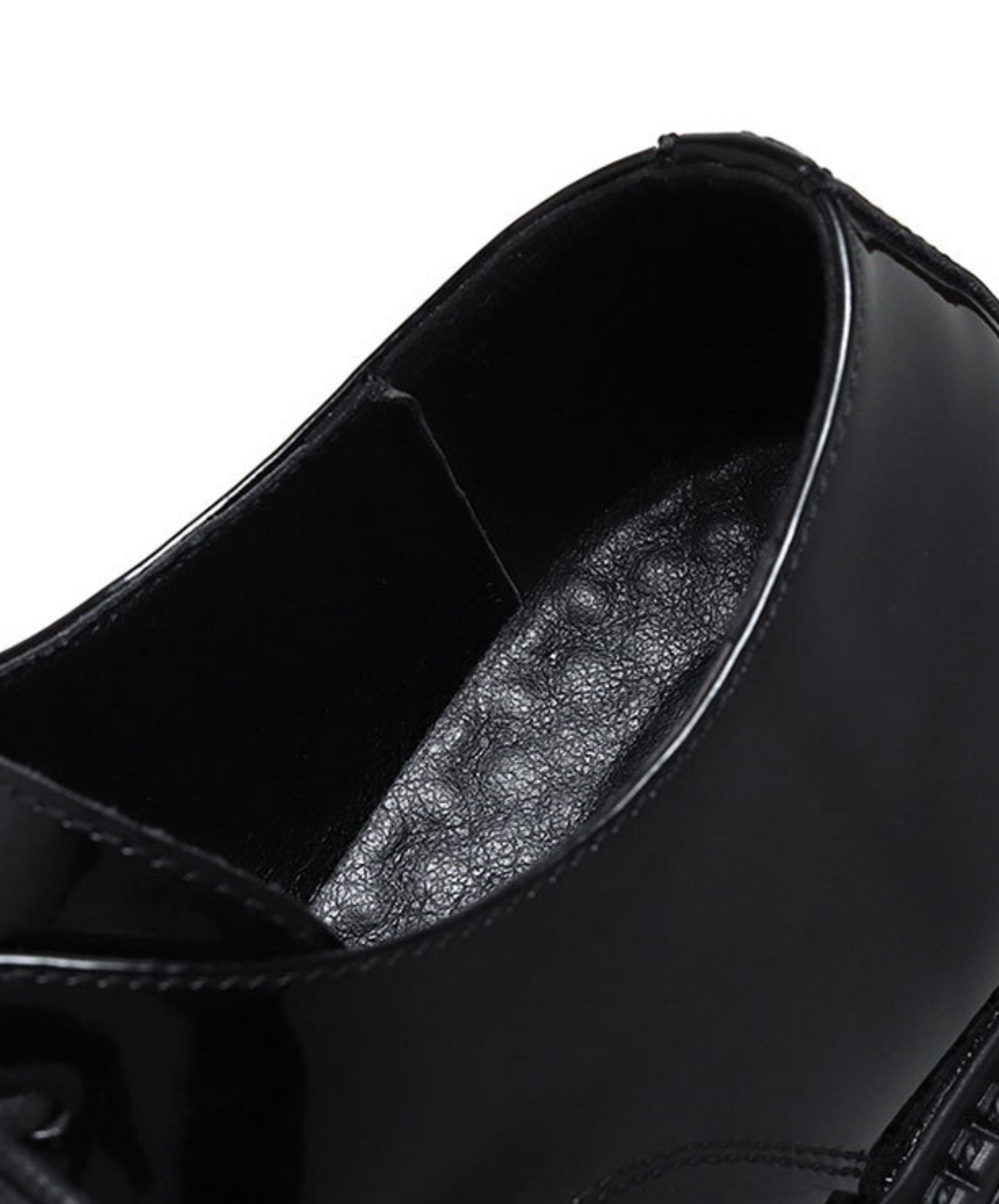 british style platform mid heel shoes EN2498