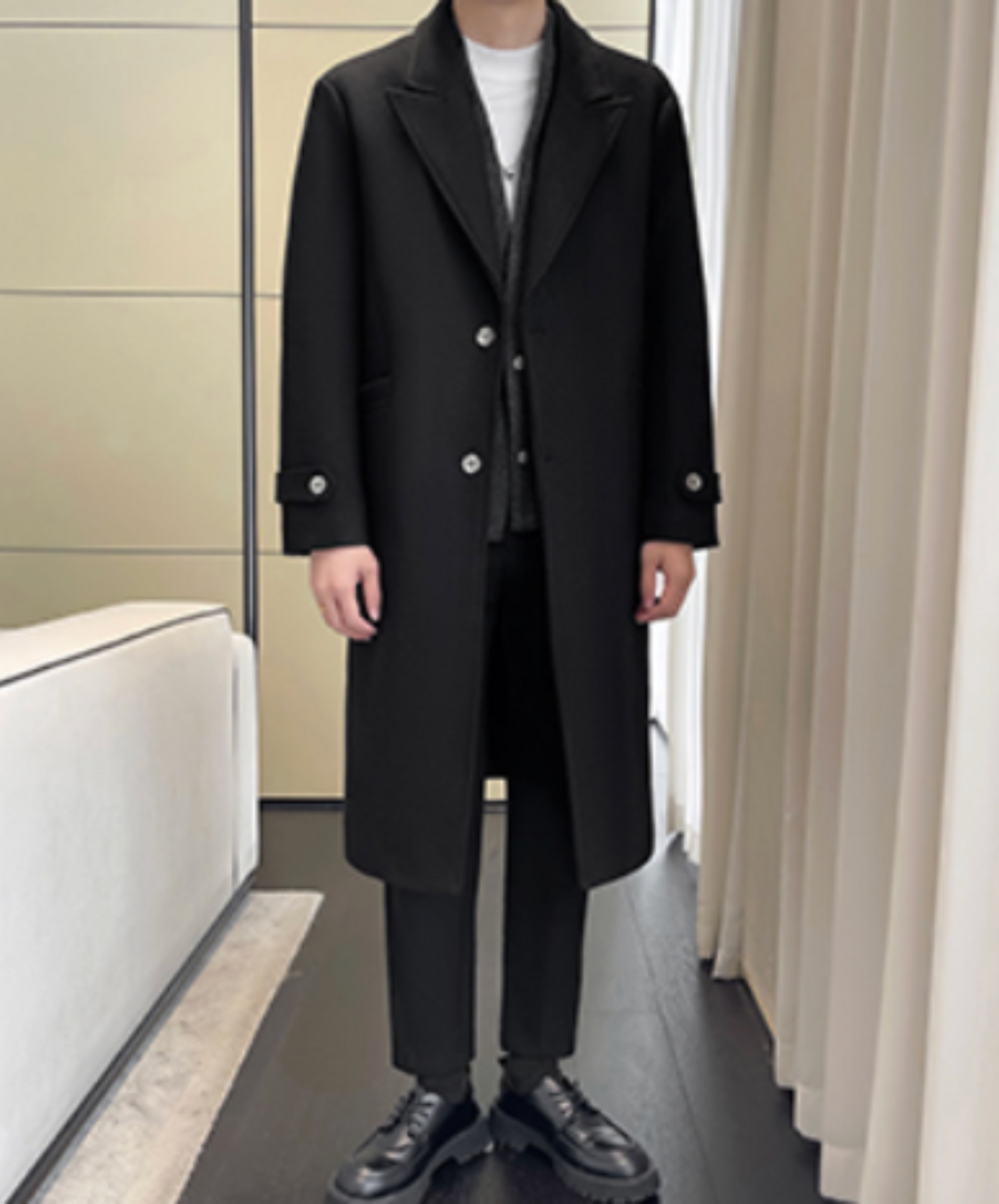 thick fake two-piece coat EN2540