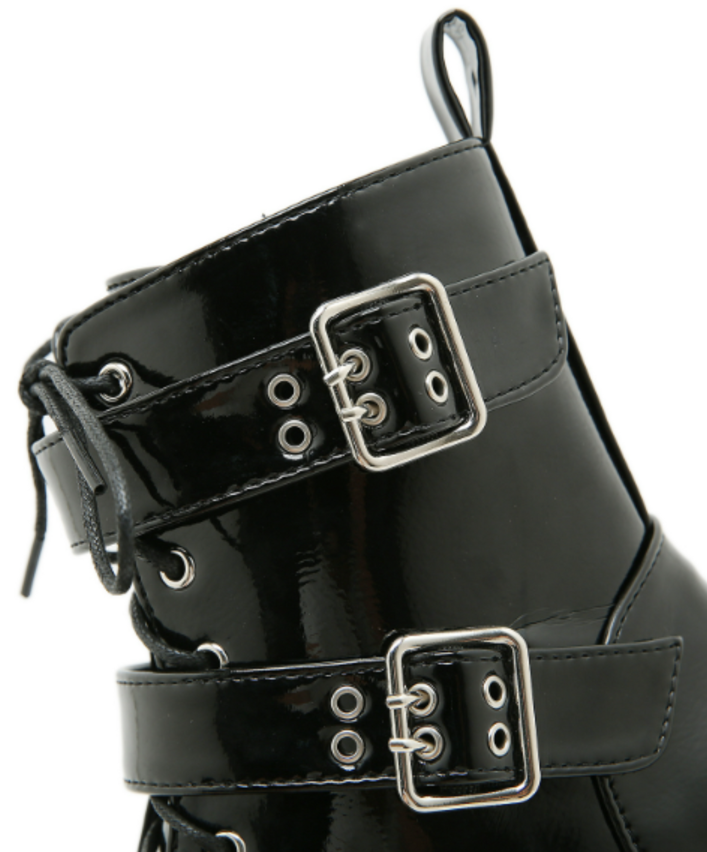 lace up double belt boots EN1294