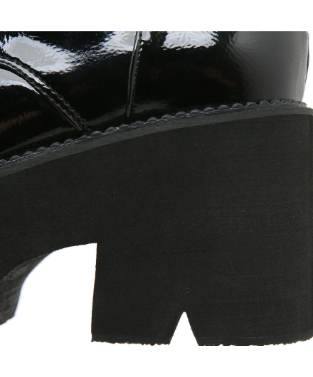 heavy-duty metal chain block heels boots EN3246