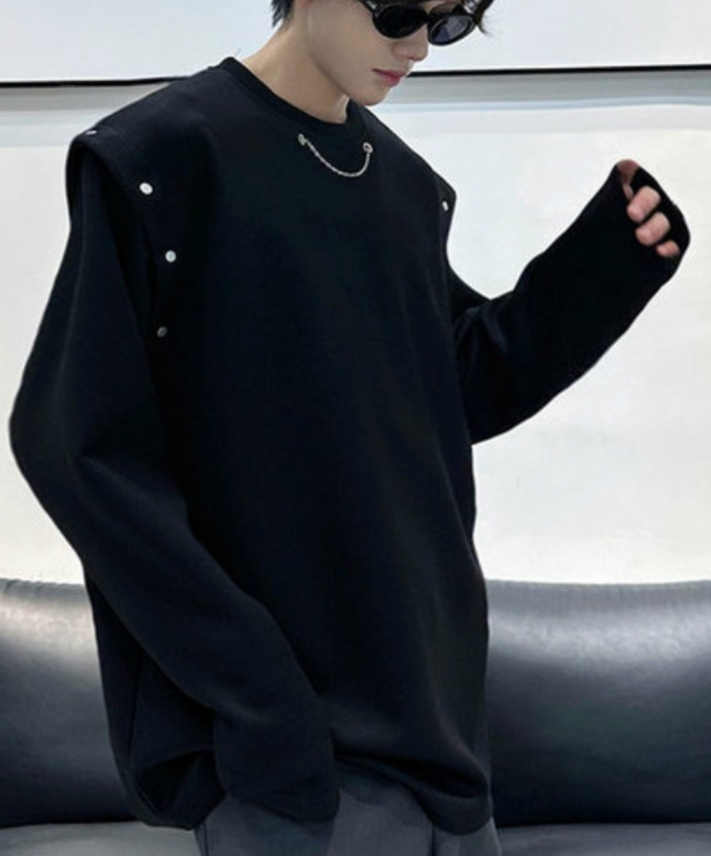 2-way removable sleeves t-shirt EN2648