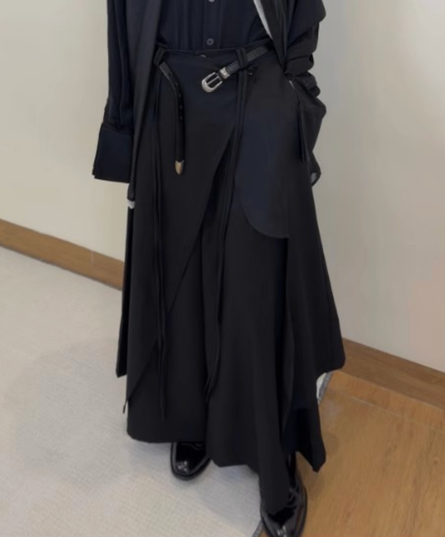 dark retro hakama pants EN2411