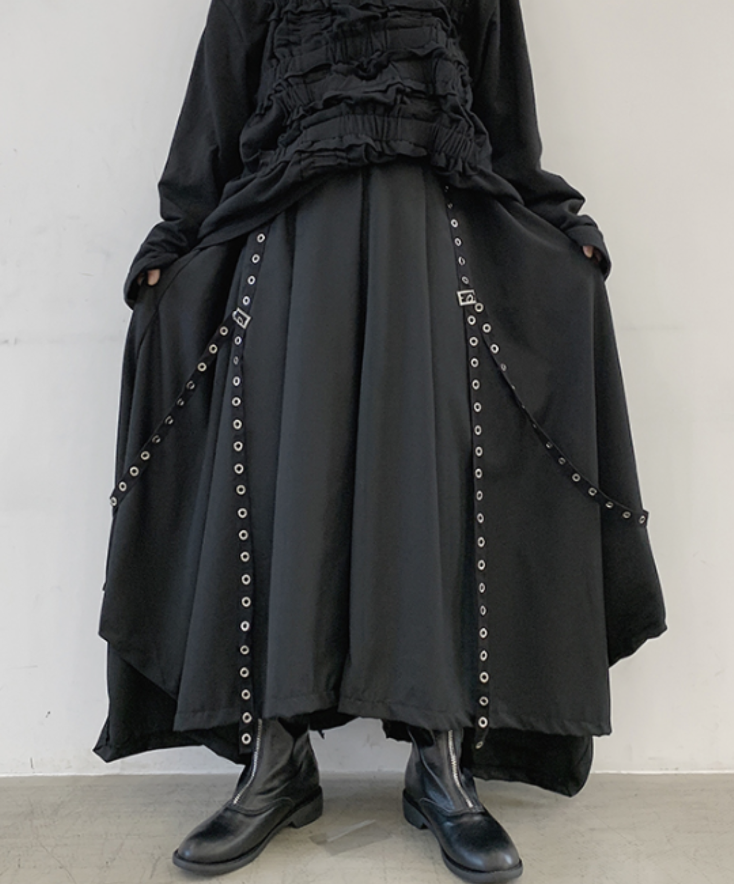 【style94】dark mode outfit set EN2853（hoodie + pants set）