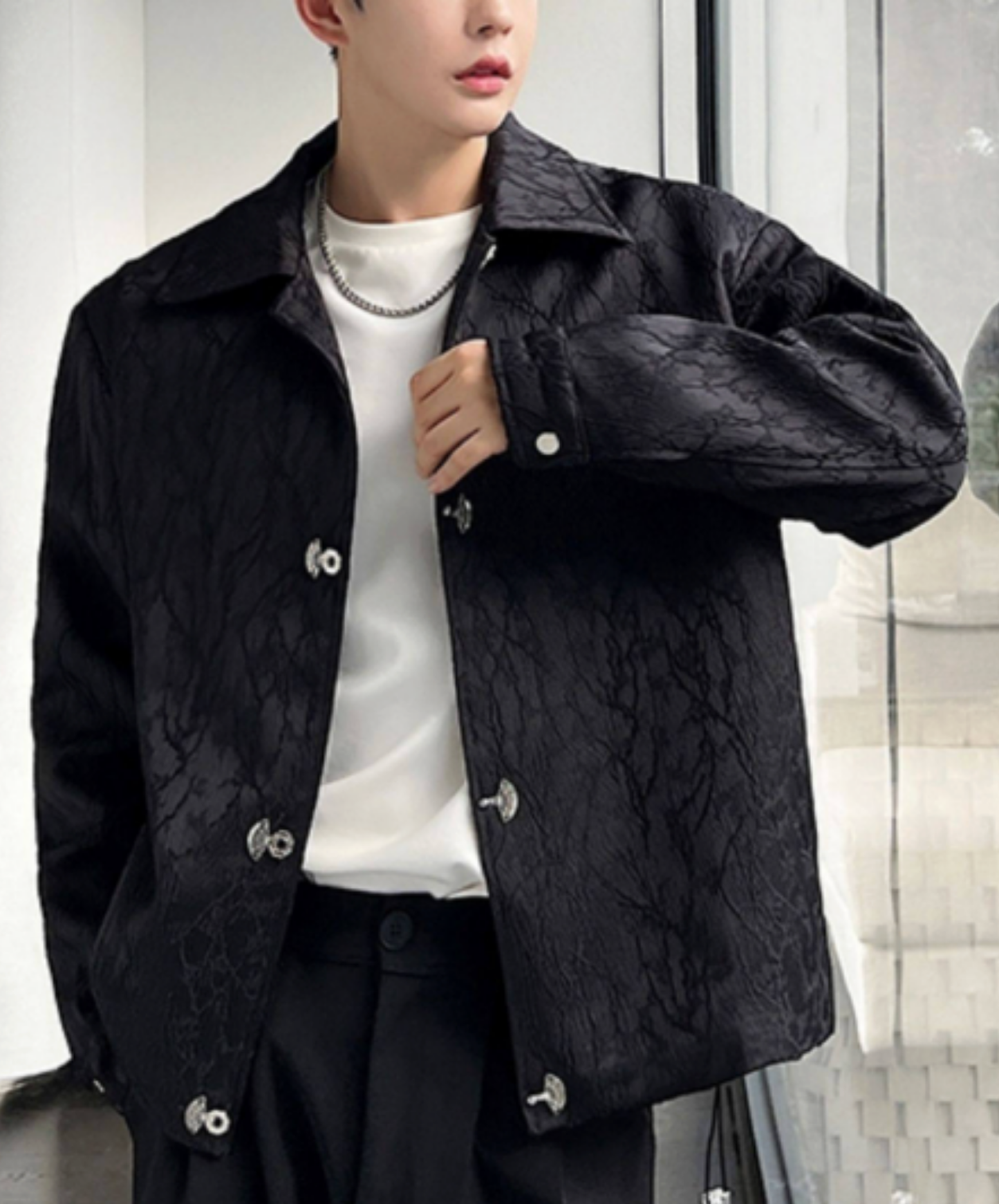 Ivy pattern short length jacket EN2752