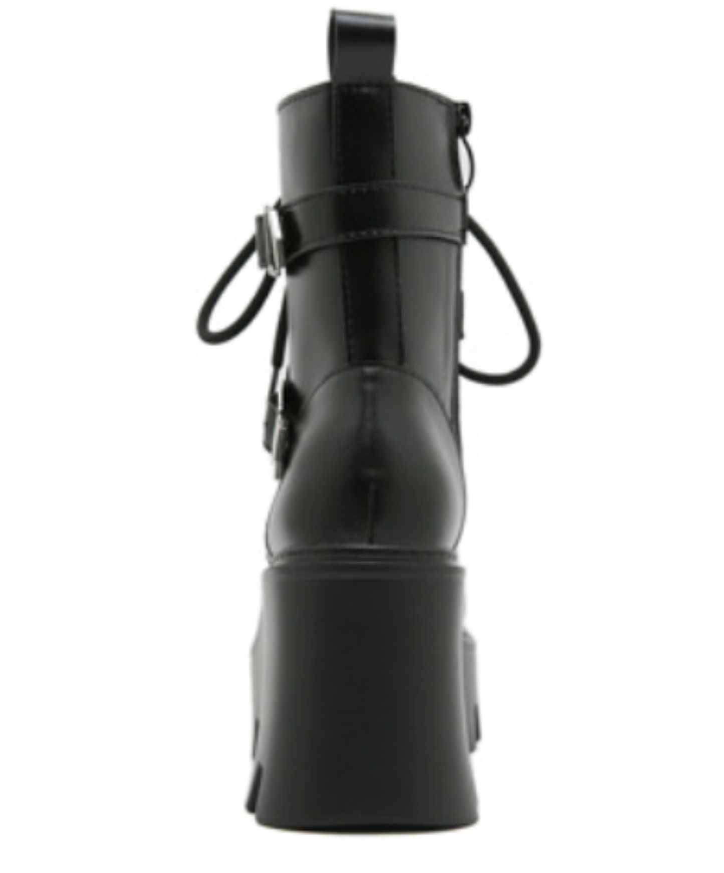 wave-shaped sole double belt boots EN2610