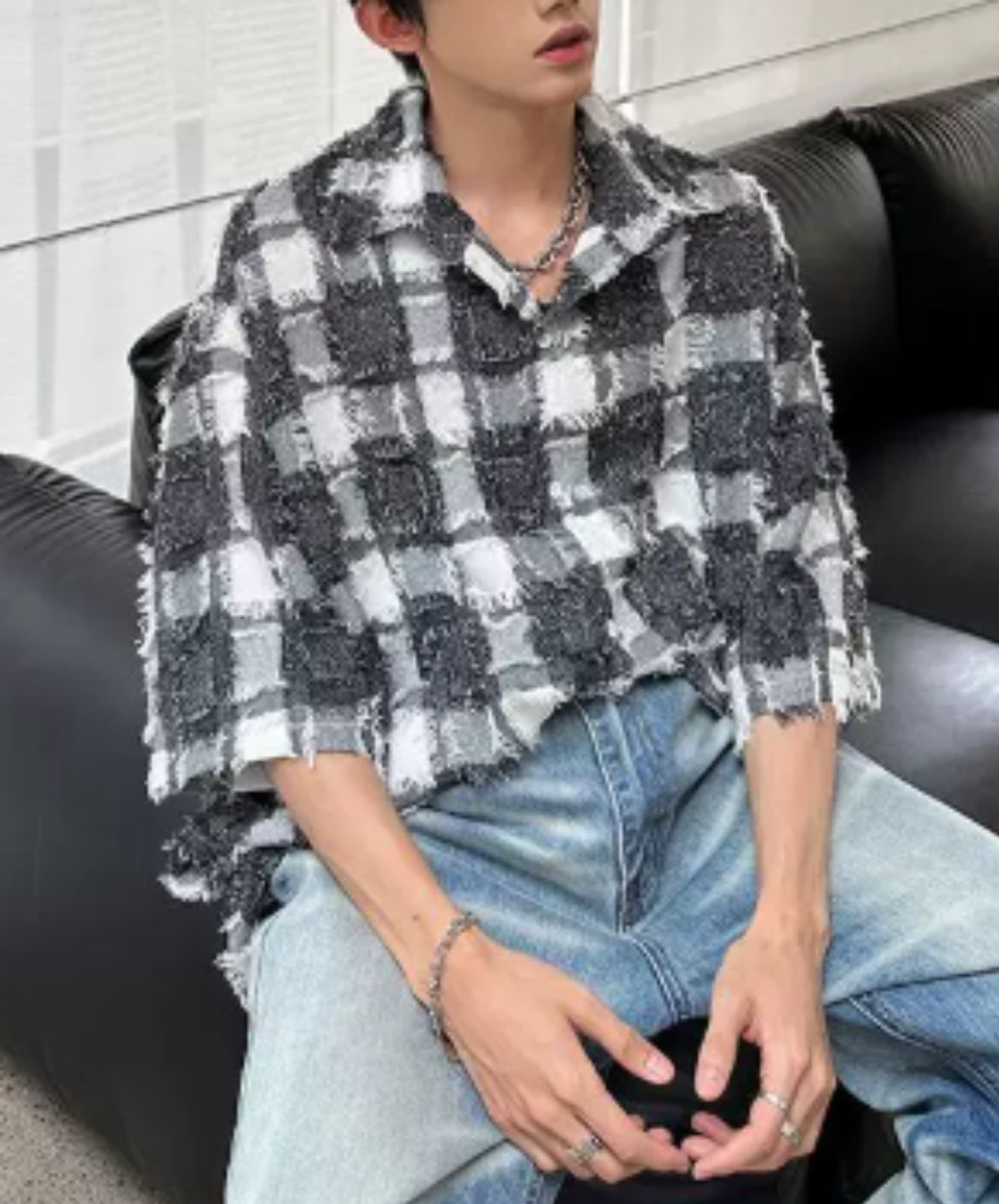 tusel check shirt EN2952