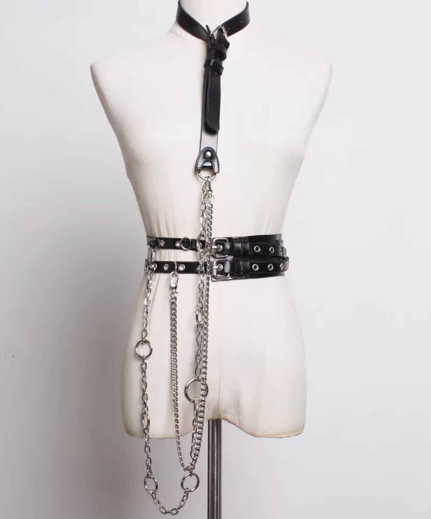 punk-style off-shoulder waist chain belt EN2790