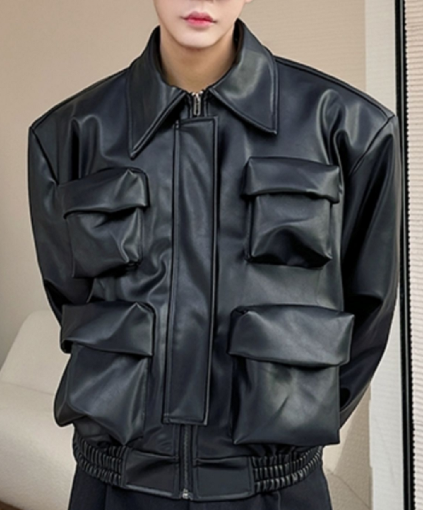 retro design 3d pocket jacket EN1430