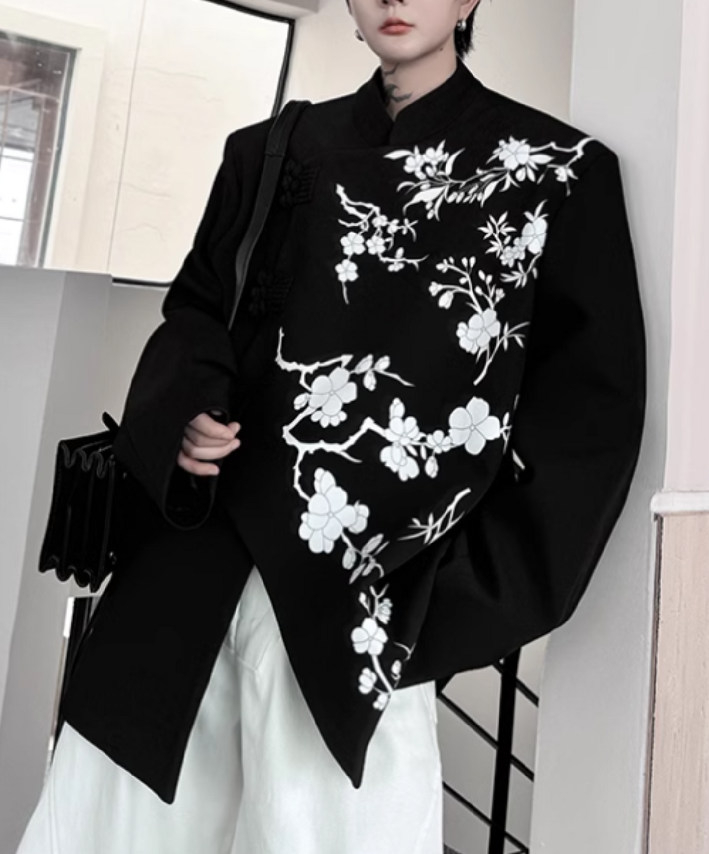 chinese style flower buckle jacket EN1910