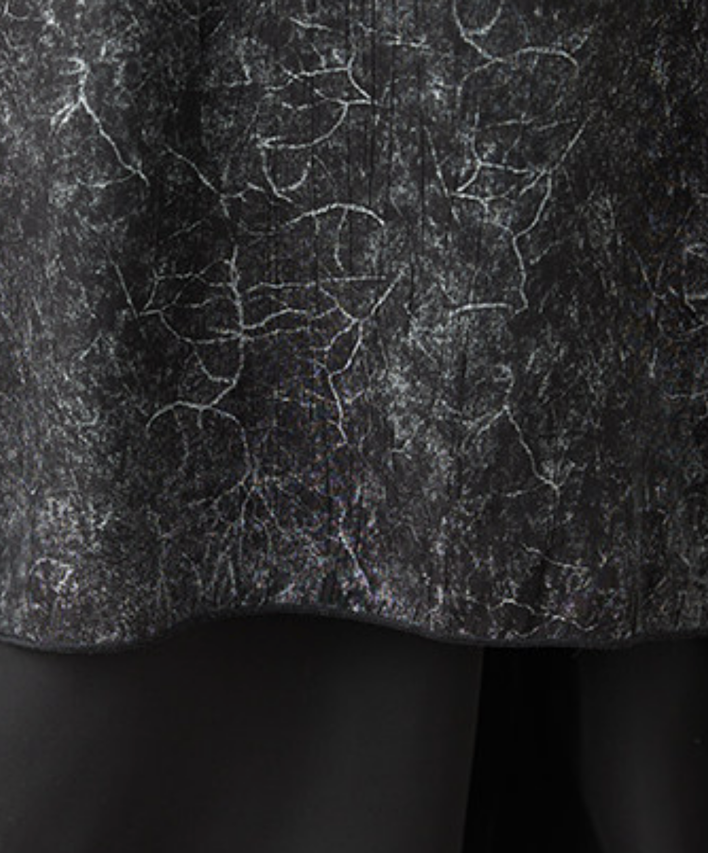 dark printed patchwork Irregular wide pants EN2727