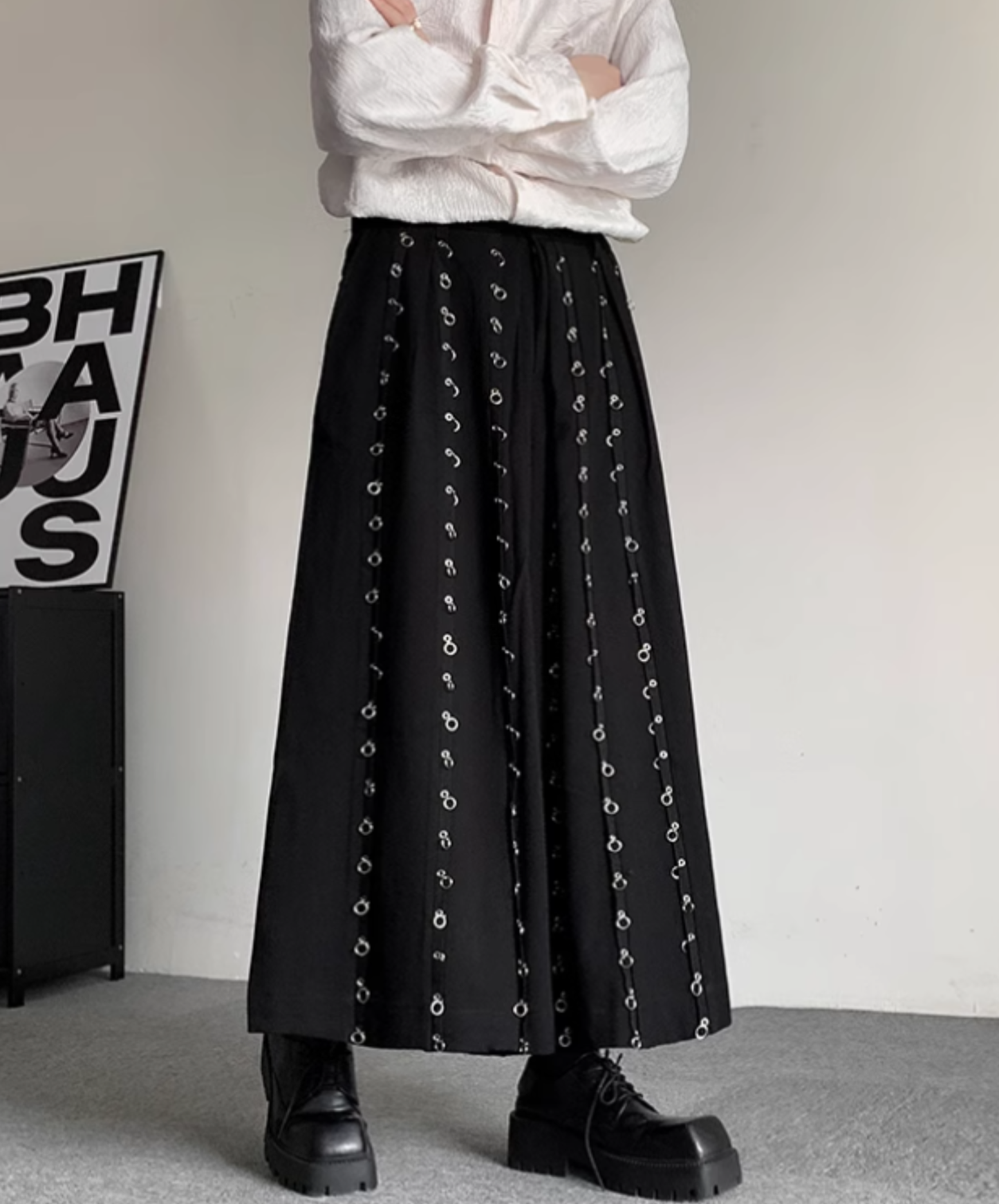 【限定1セット・30%OFF】dark mode outfit set EN3154（gilet + shirt + pants set）