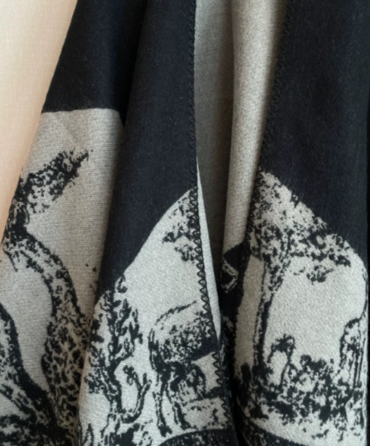 dark large-format painterly graphic design cape EN3192